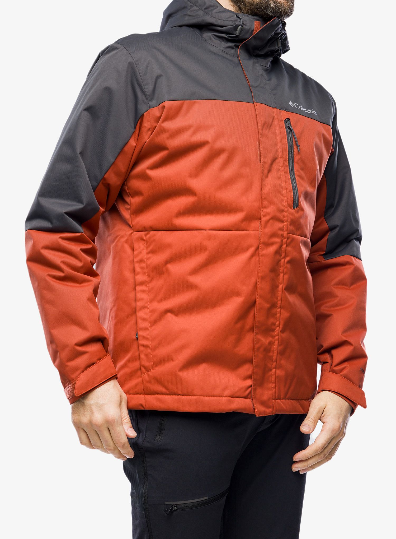 Pánská bunda Columbia Hikebound Insulated Jacket - warp red/shark