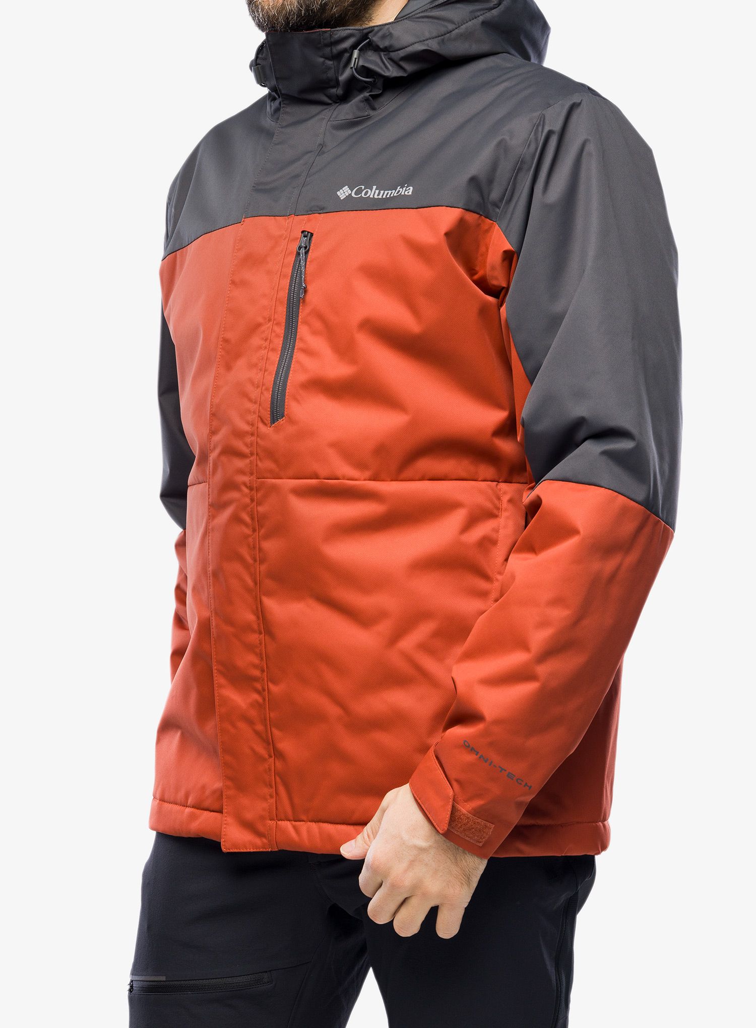 Pánská bunda Columbia Hikebound Insulated Jacket - warp red/shark