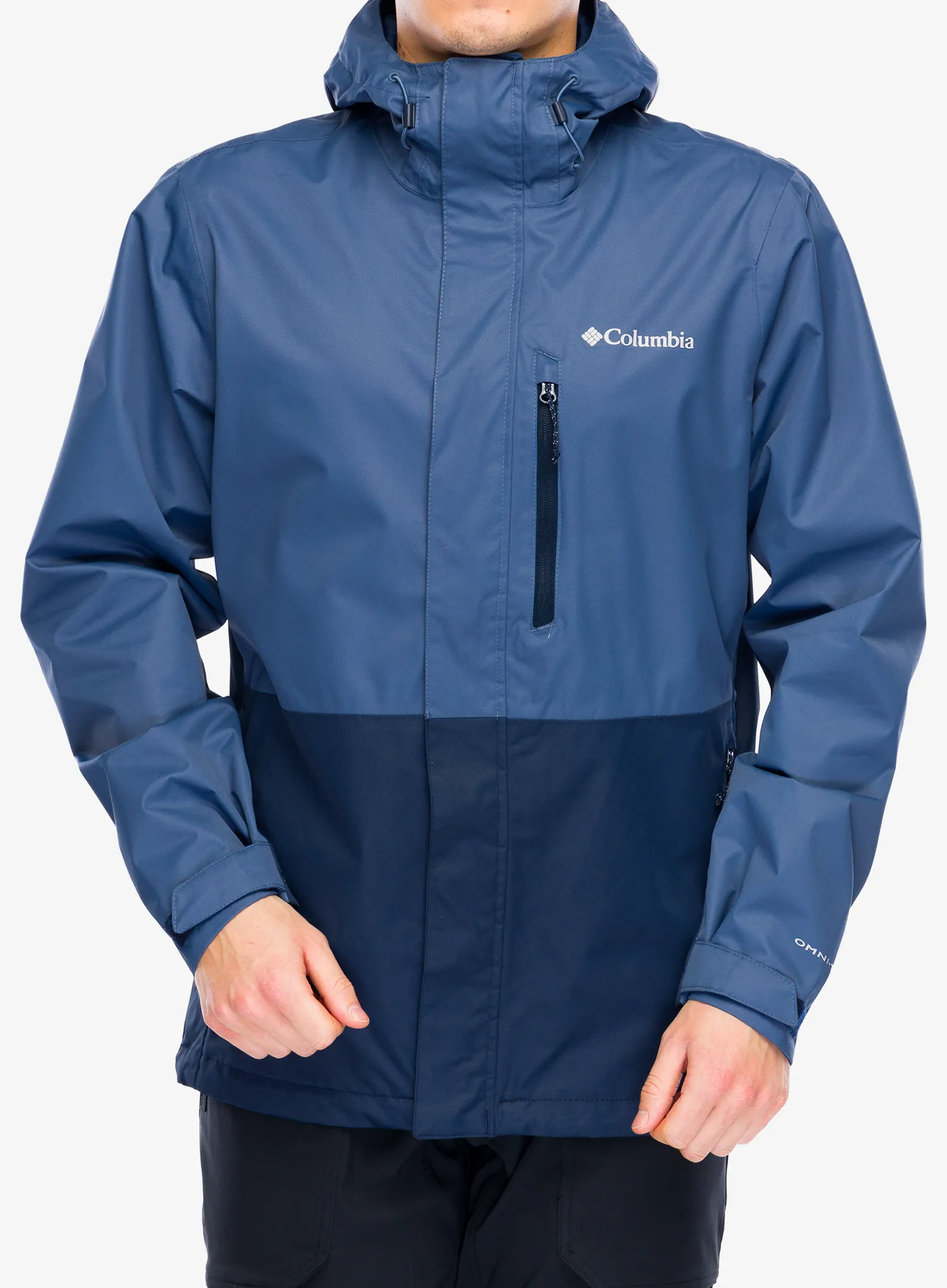 Bunda do deště Columbia Hikebound Jacket - dark mountain/collegiate navy