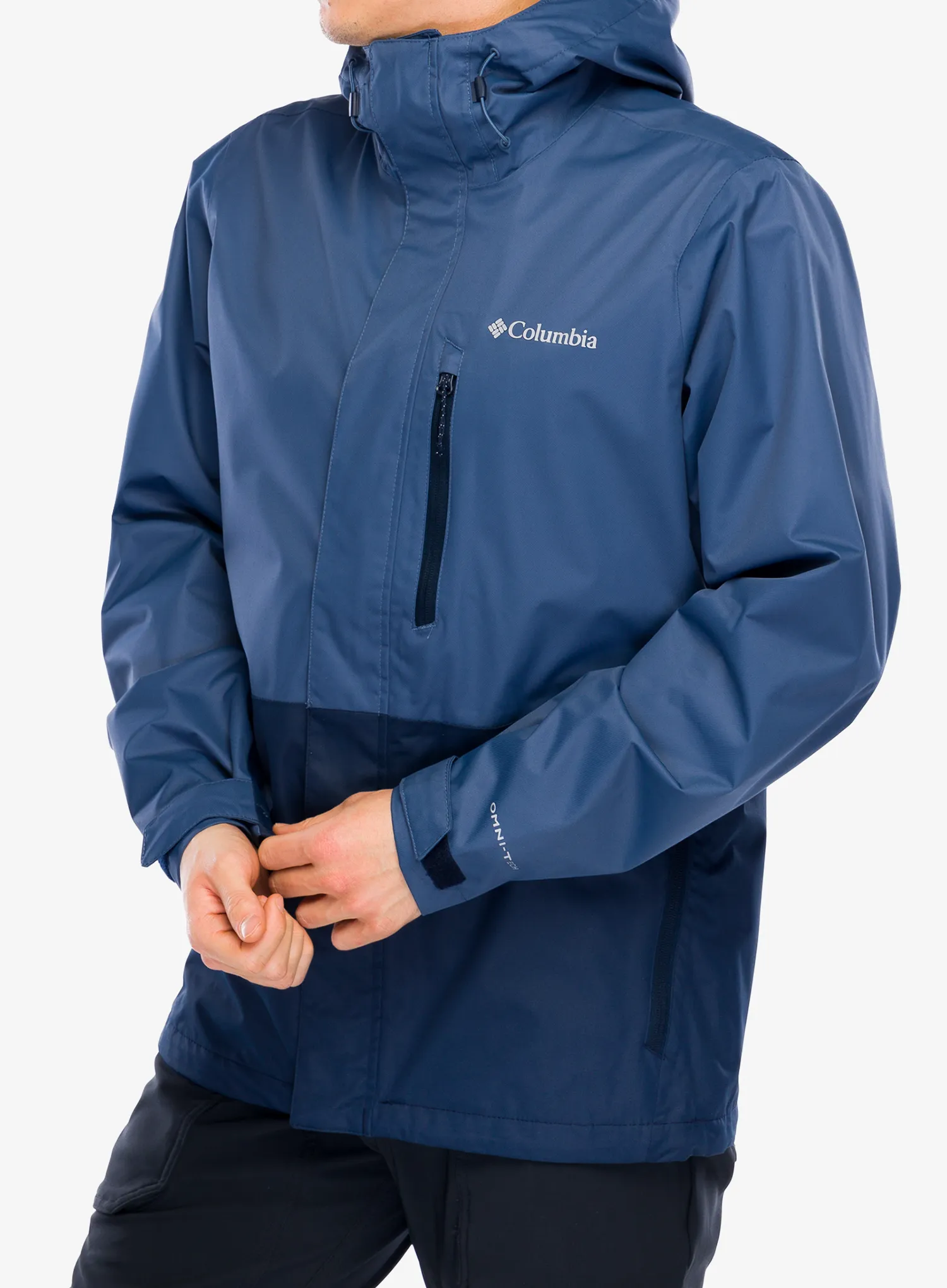 Bunda do deště Columbia Hikebound Jacket - dark mountain/collegiate navy