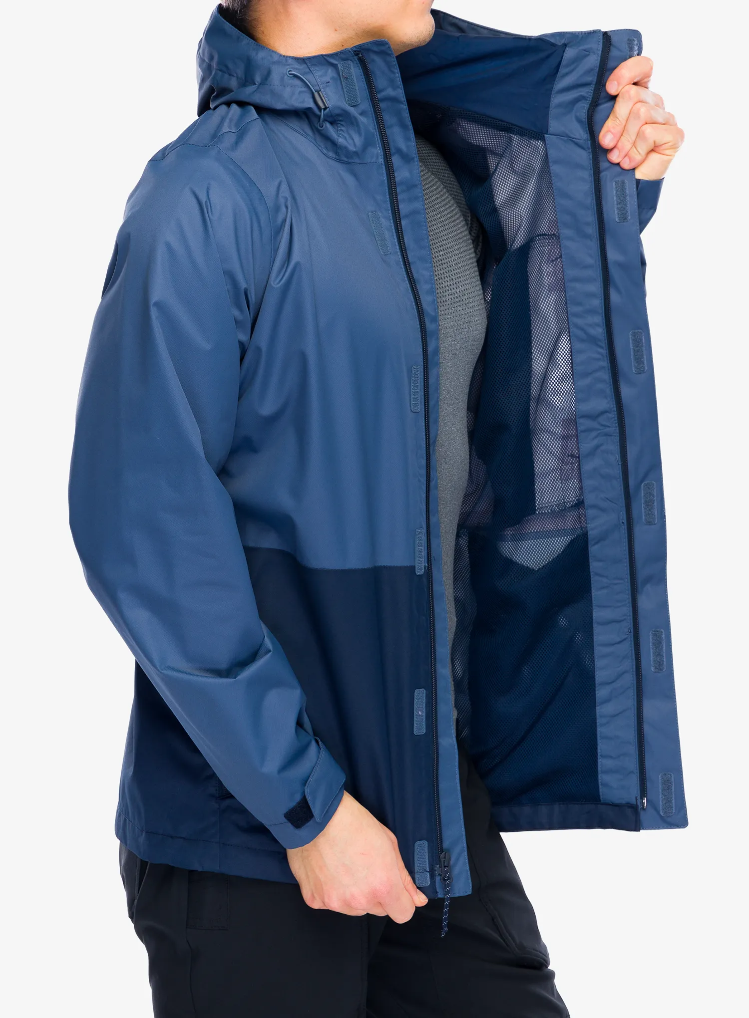 Bunda do deště Columbia Hikebound Jacket - dark mountain/collegiate navy