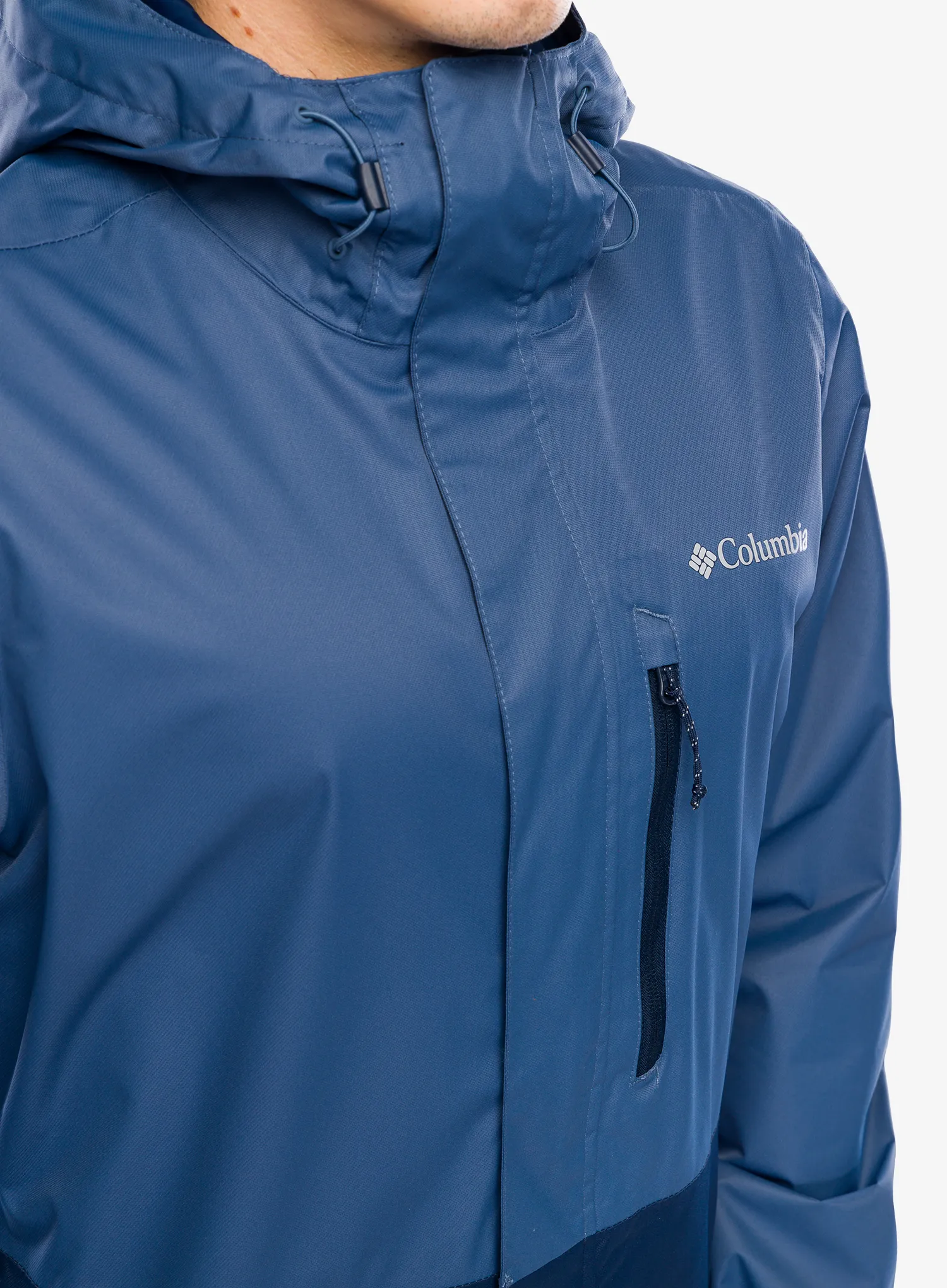 Bunda do deště Columbia Hikebound Jacket - dark mountain/collegiate navy