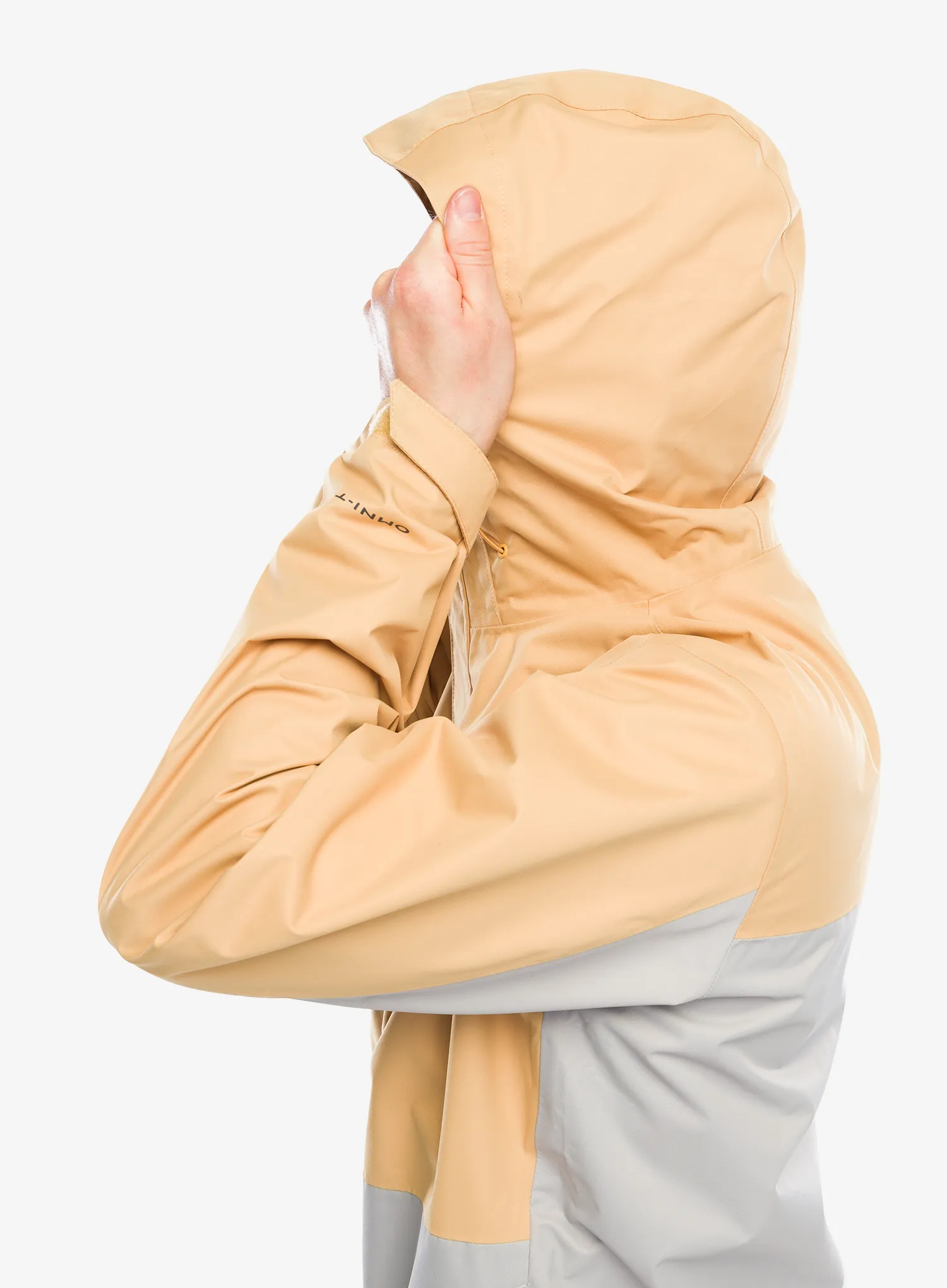 Bunda do deště Columbia Hikebound Jacket - light camel/flint grey