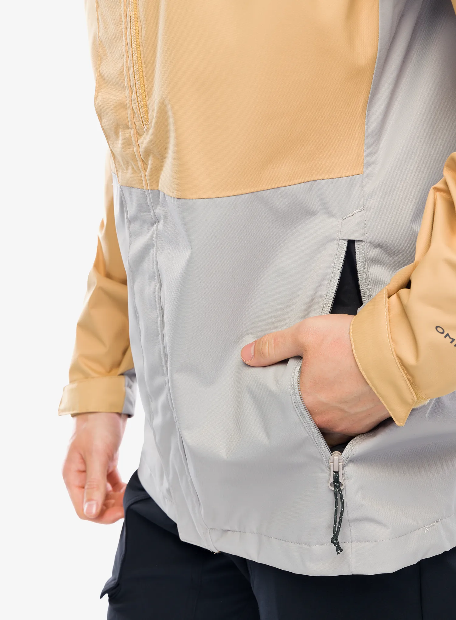 Bunda do deště Columbia Hikebound Jacket - light camel/flint grey