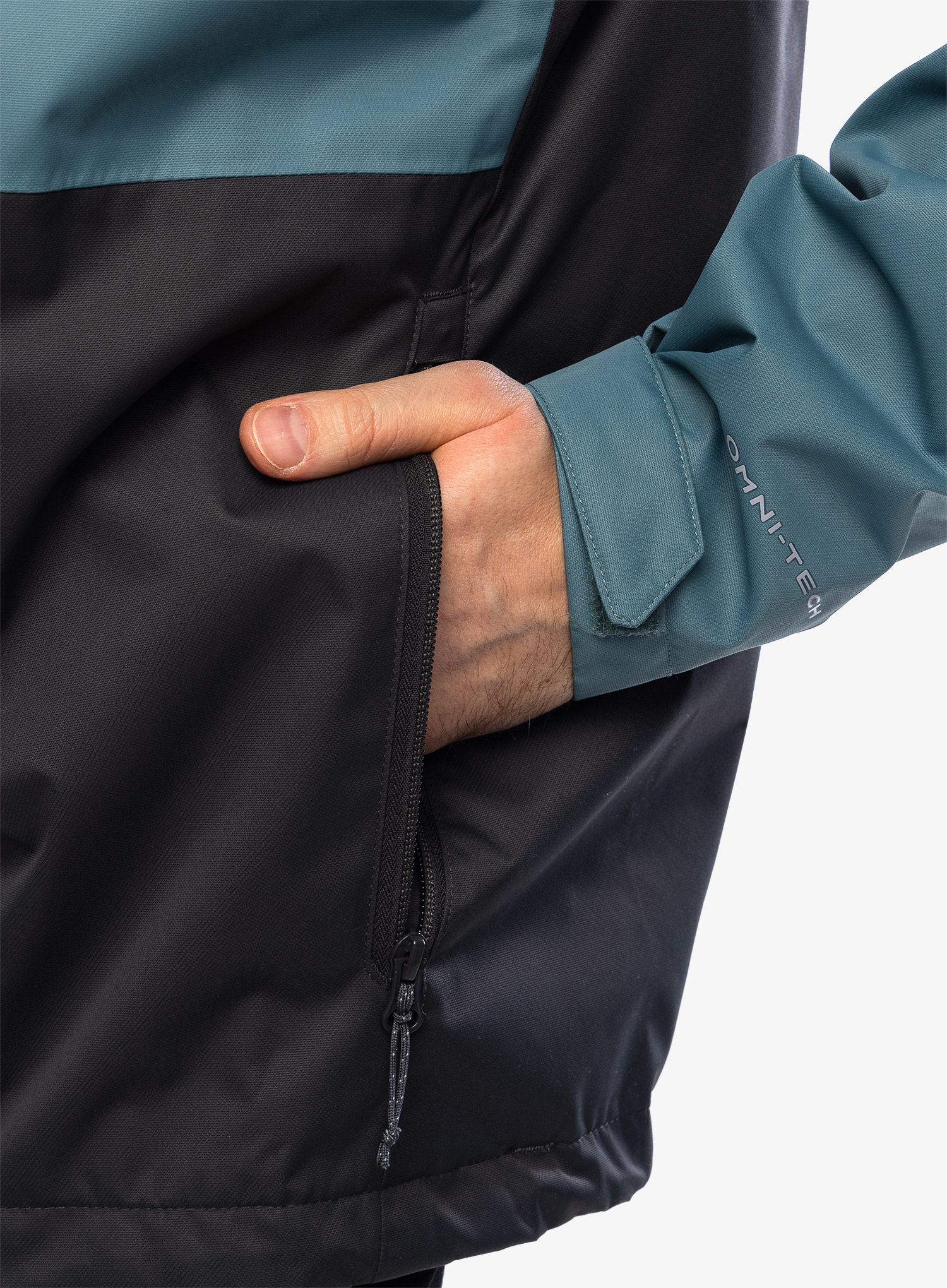 Pánská bunda do deště Columbia Hikebound Jacket - metal/shark