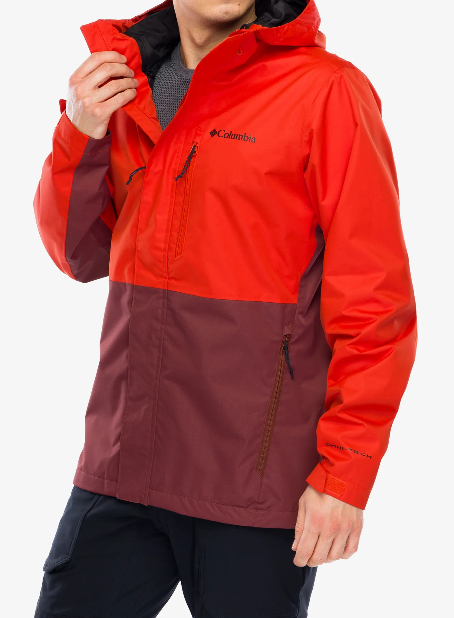 Bunda do deště Columbia Hikebound Jacket - spicy/spice