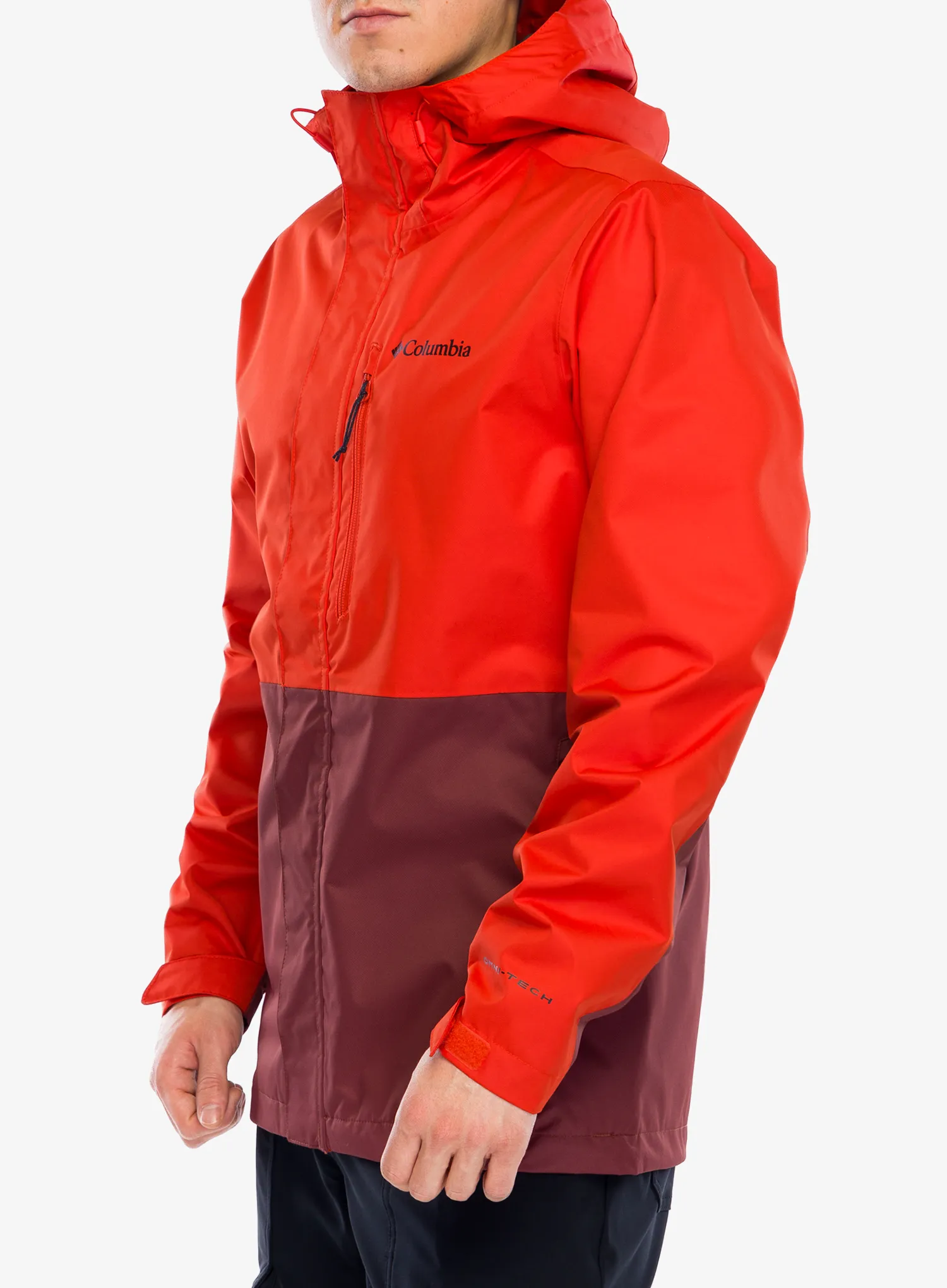Bunda do deště Columbia Hikebound Jacket - spicy/spice