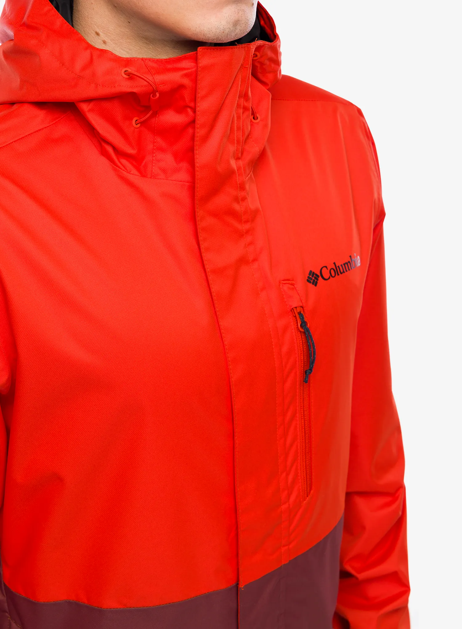 Bunda do deště Columbia Hikebound Jacket - spicy/spice