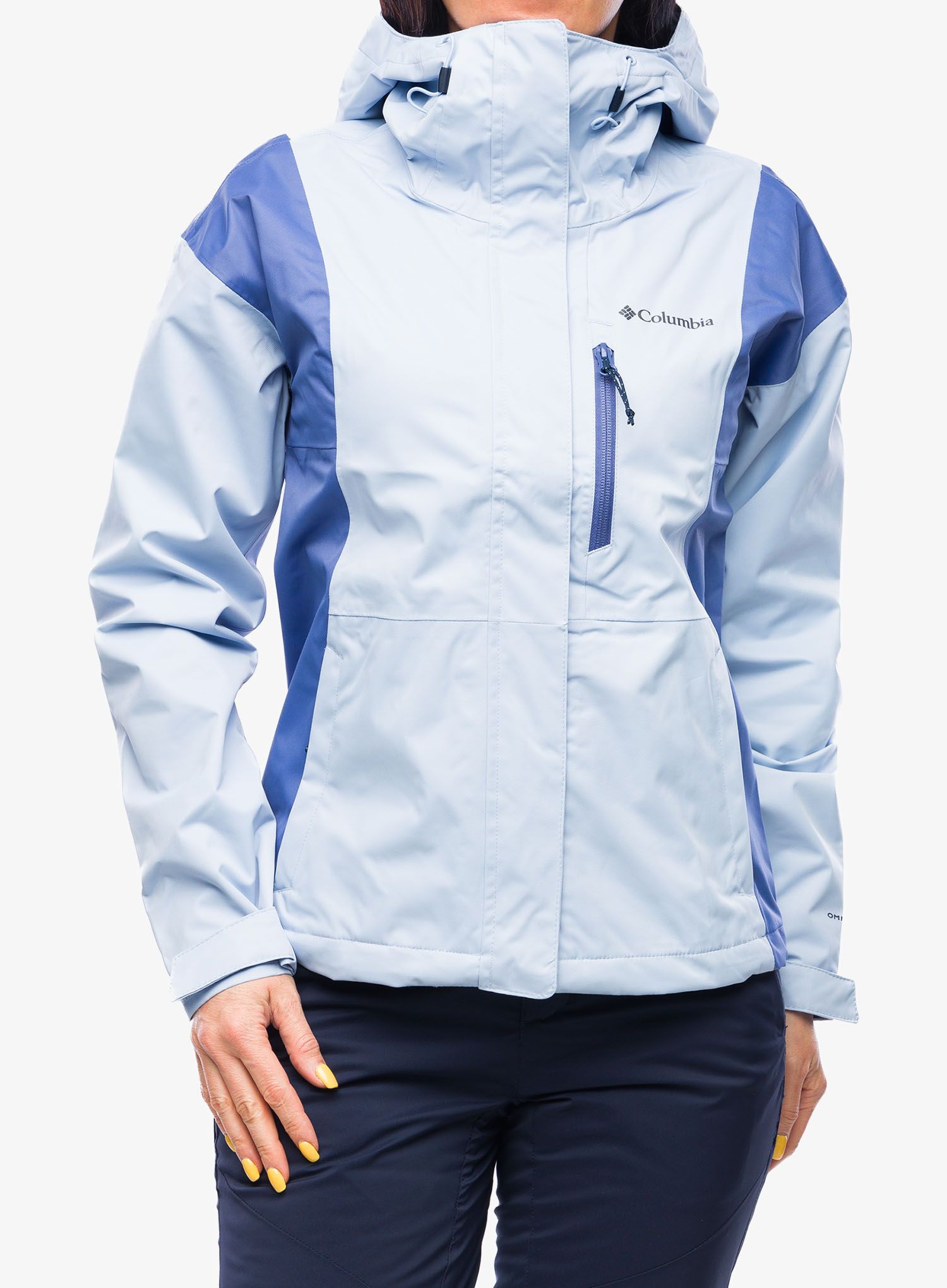 Dámská bunda do deště Columbia Hikebound Jacket - whisper/eve