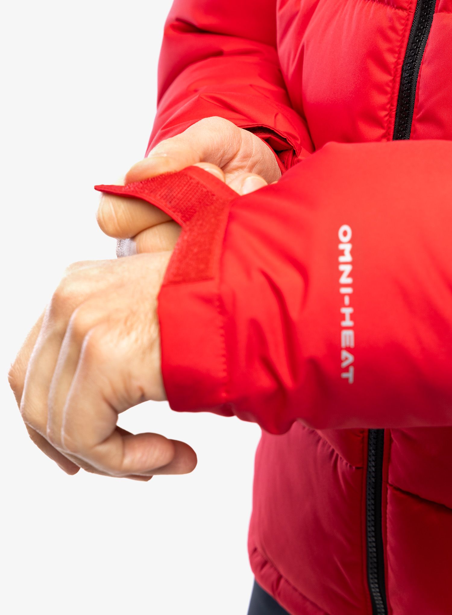 Bunda na lyže Columbia Iceline Ridge Jacket - mountain red/black