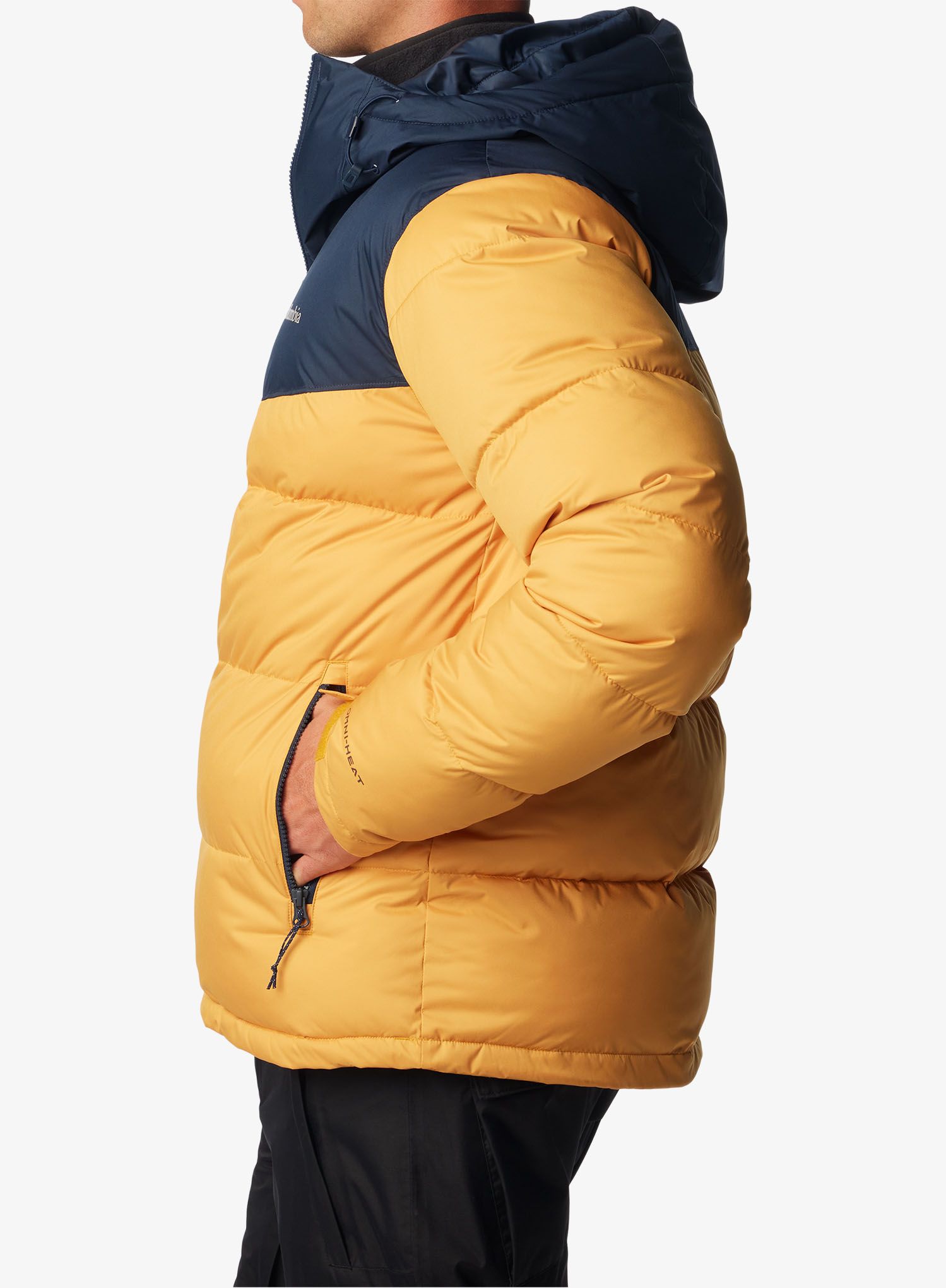 Bunda na lyže Columbia Iceline Ridge Jacket - raw honey/collegiate navy
