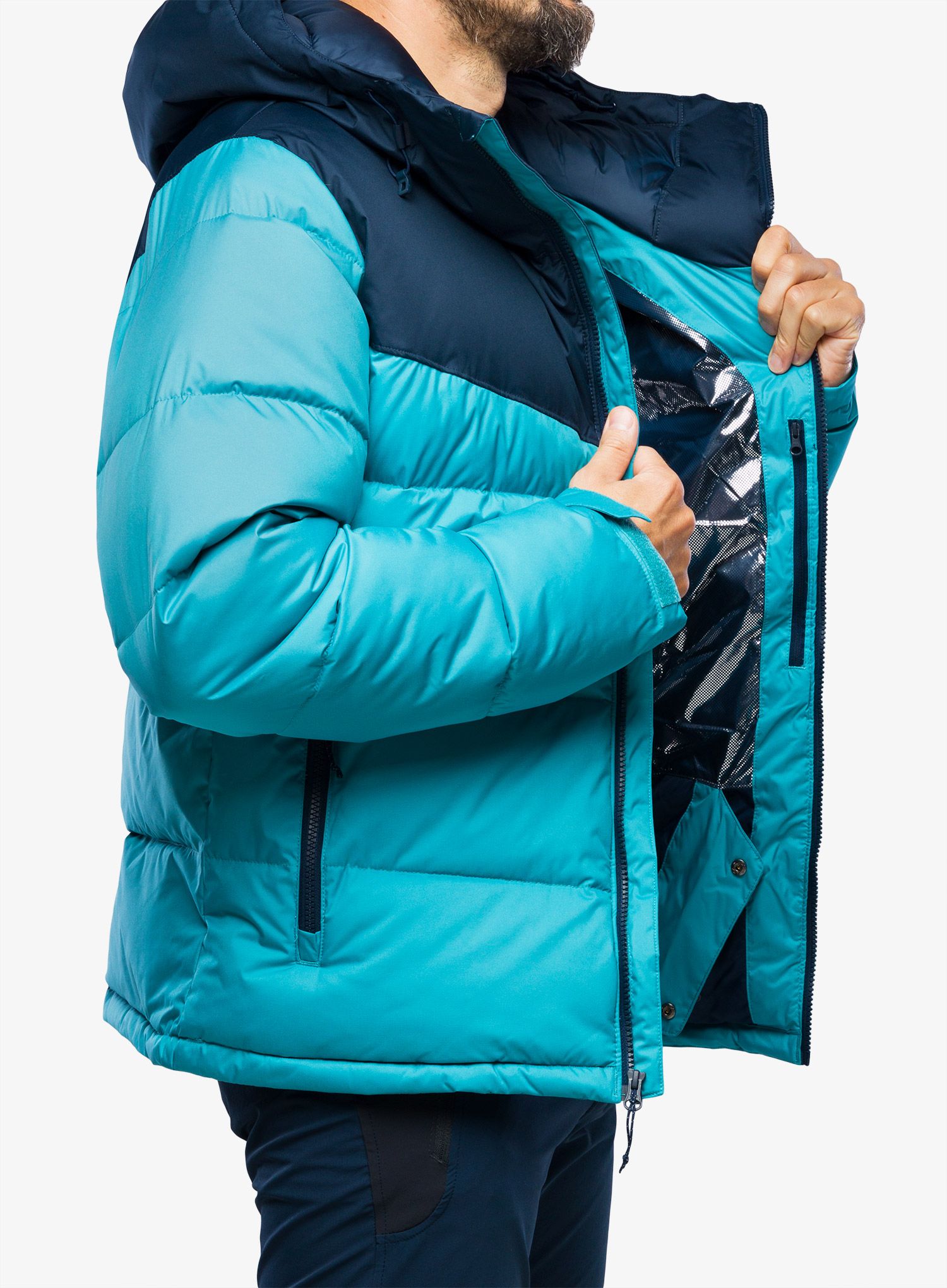 Lyžařská bunda Columbia Iceline Ridge Jacket - shasta/collegiate navy