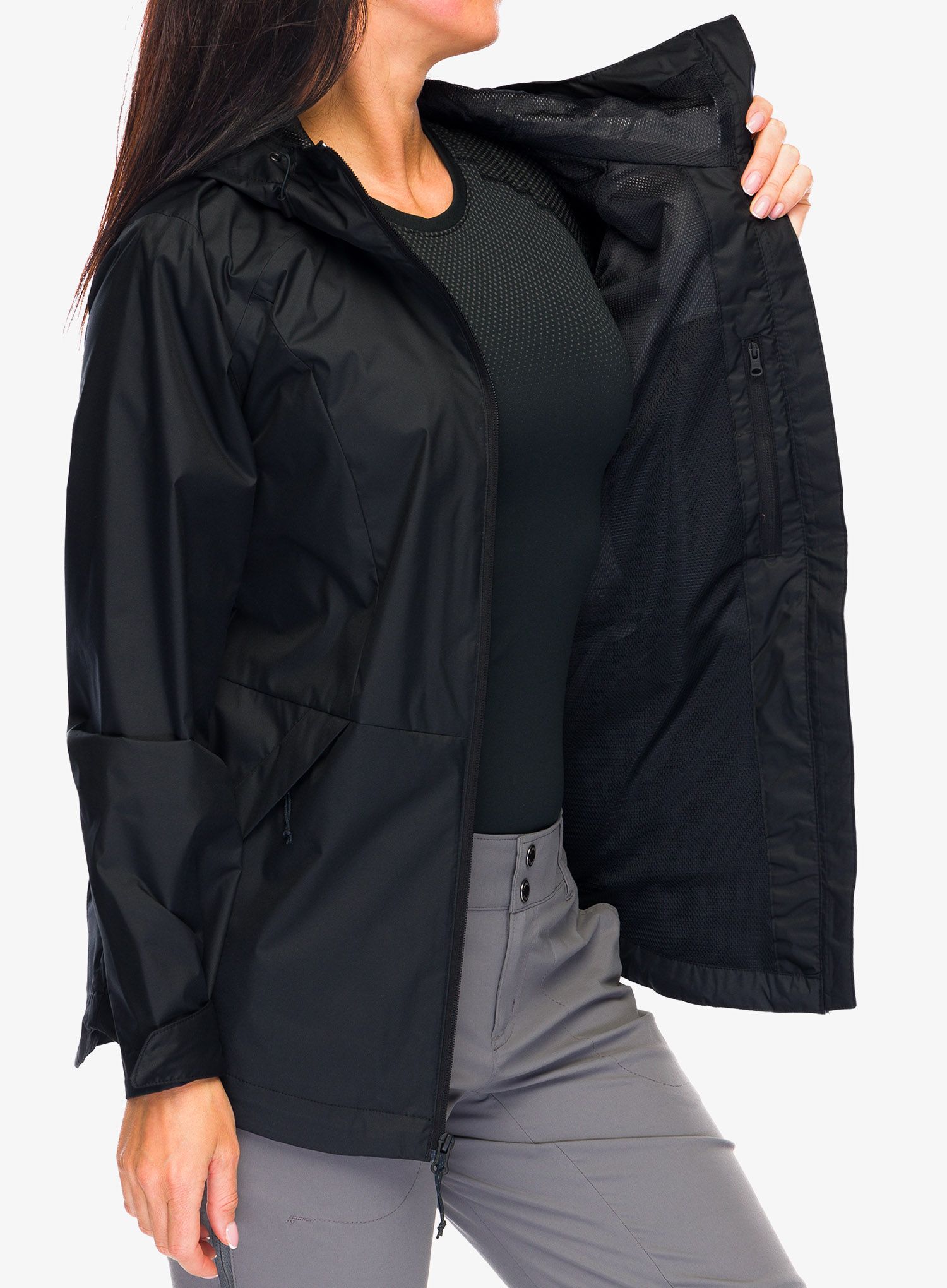 Dámská bunda do deště Columbia Inner Limits III Jacket - black