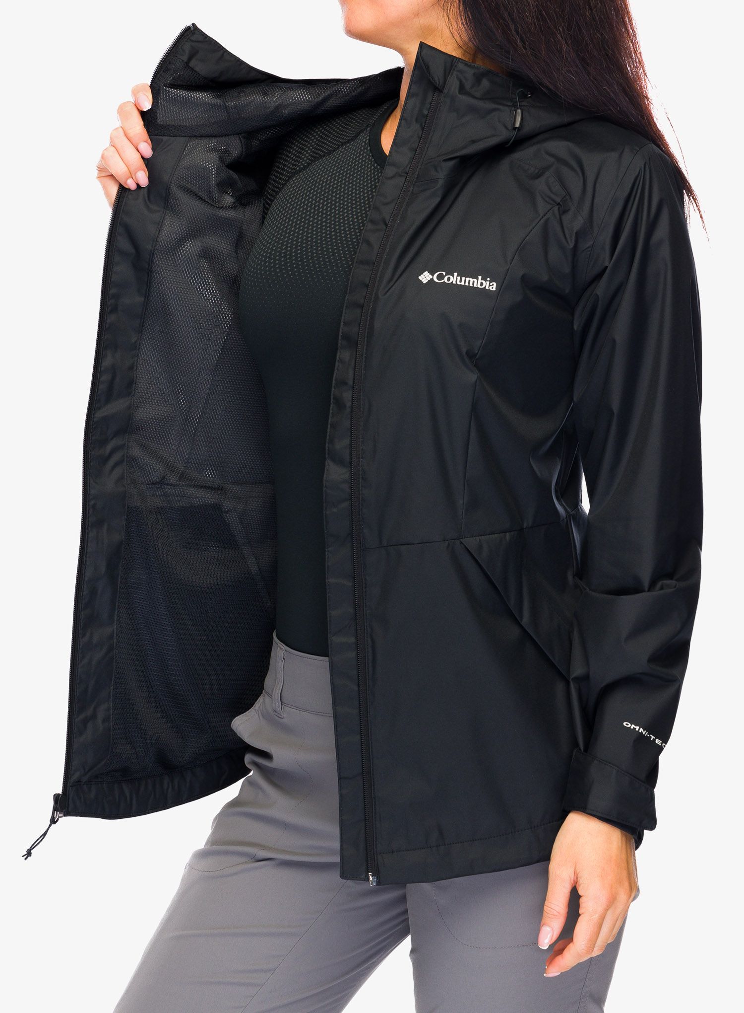 Dámská bunda do deště Columbia Inner Limits III Jacket - black