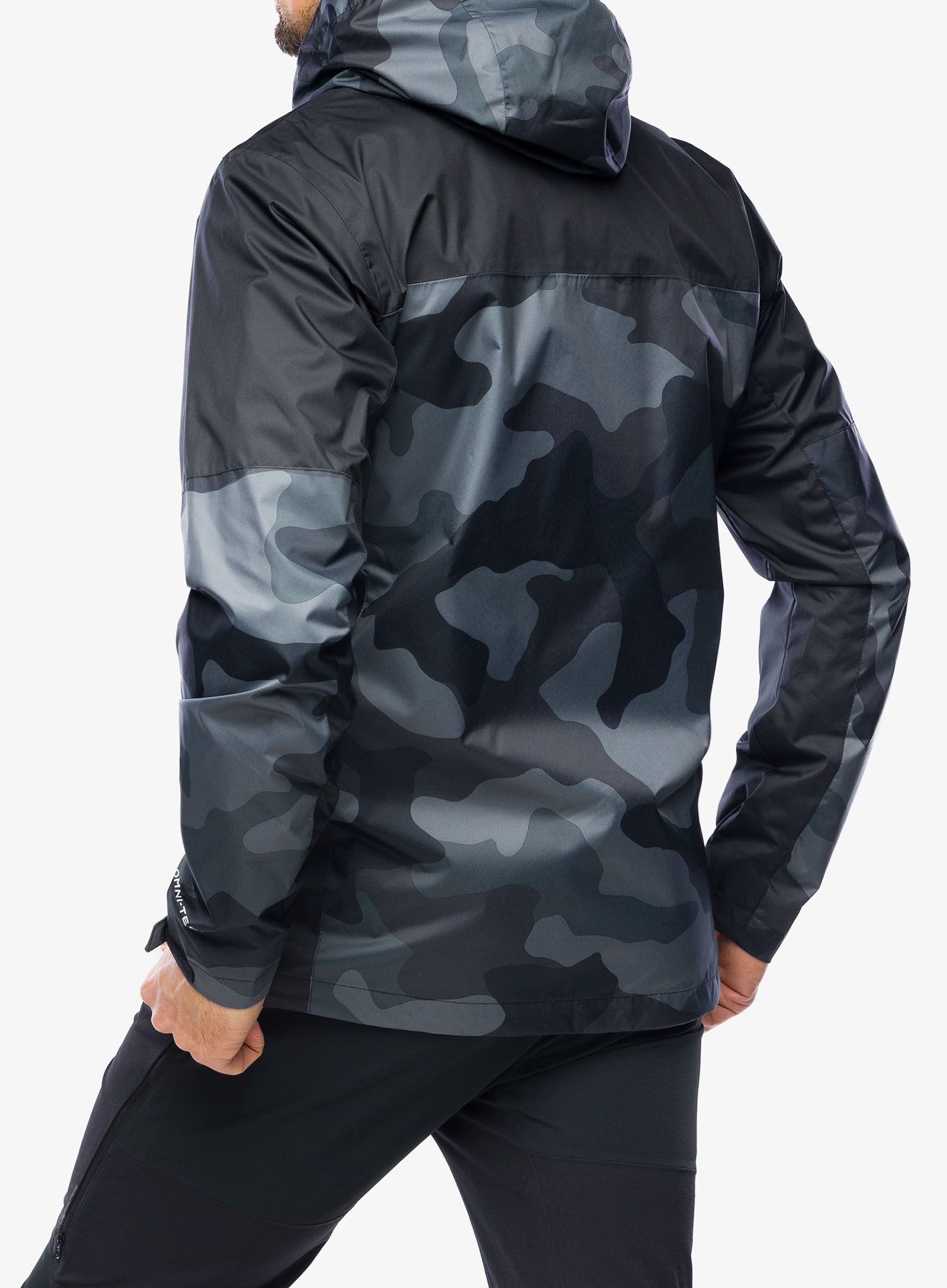 Bunda do deště Columbia Inner Limits III Jacket - black mod camo print/black