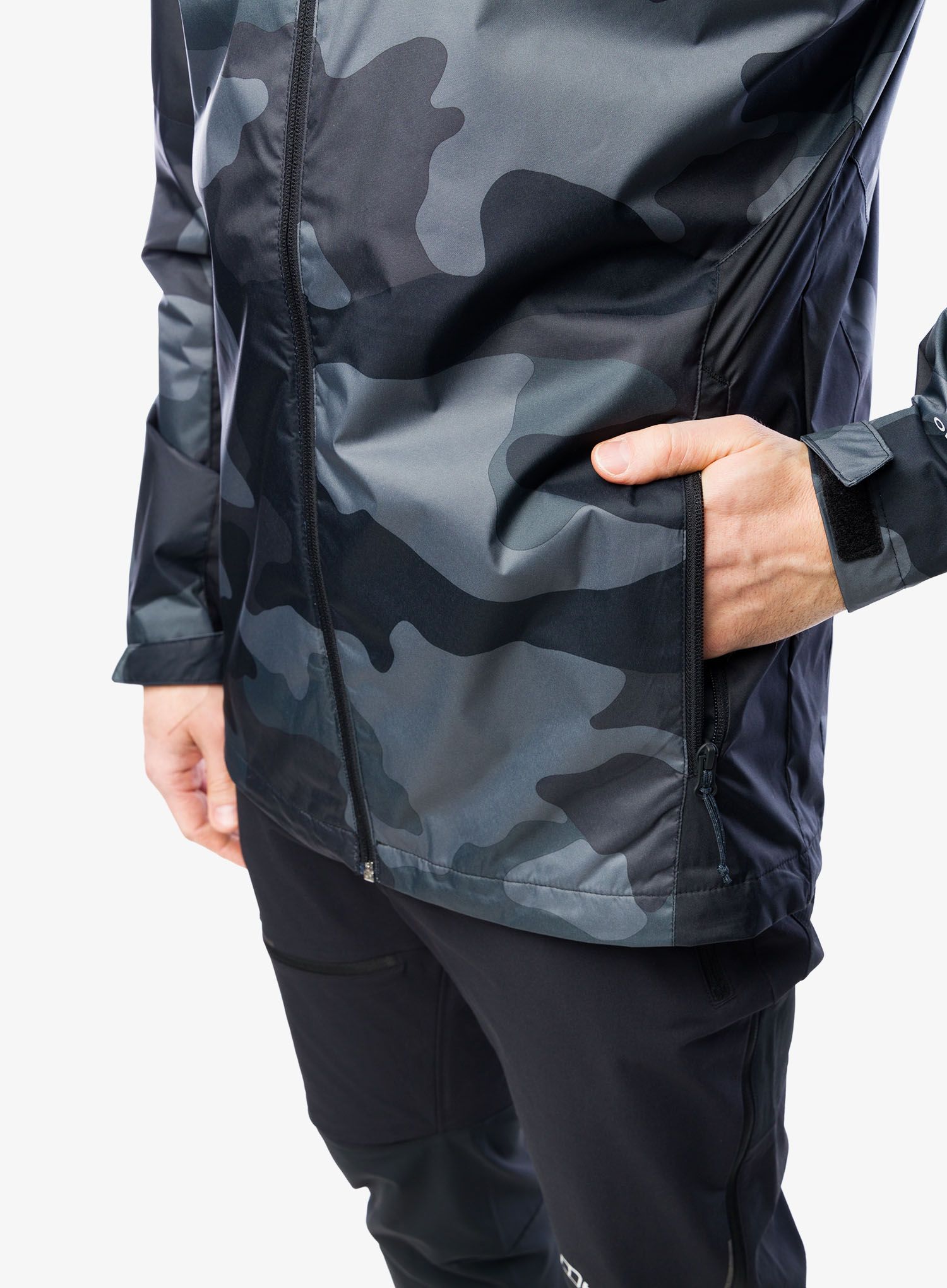 Bunda do deště Columbia Inner Limits III Jacket - black mod camo print/black