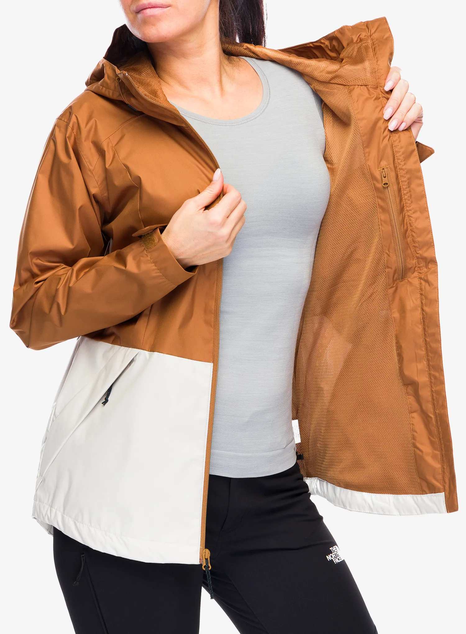 Dámská bunda Columbia Inner Limits III Jacket - camel brown/dark stone