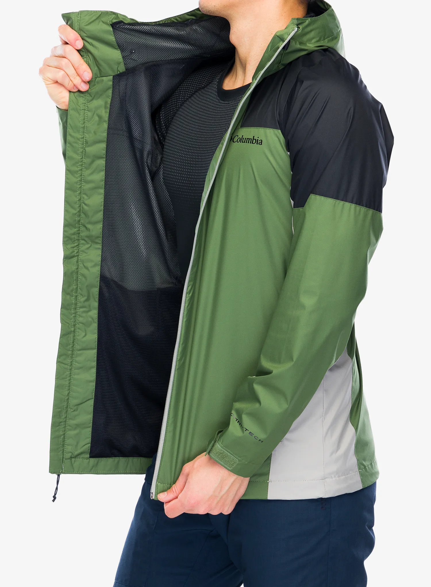 Bunda s membránou Columbia Inner Limits III Jacket - canteen/black/flint grey