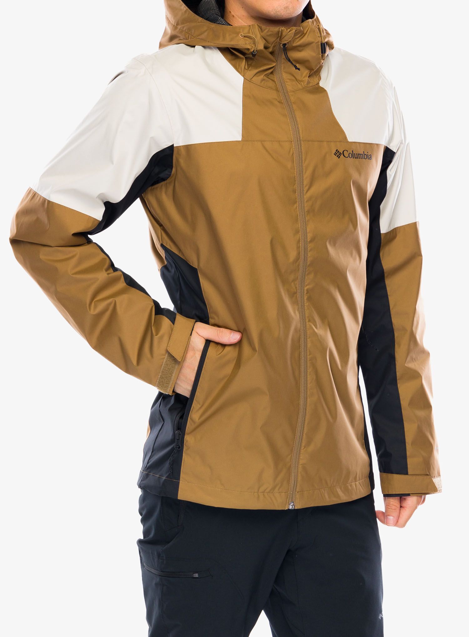 Bunda s membránou Columbia Inner Limits III Jacket - delta/dark stone/black