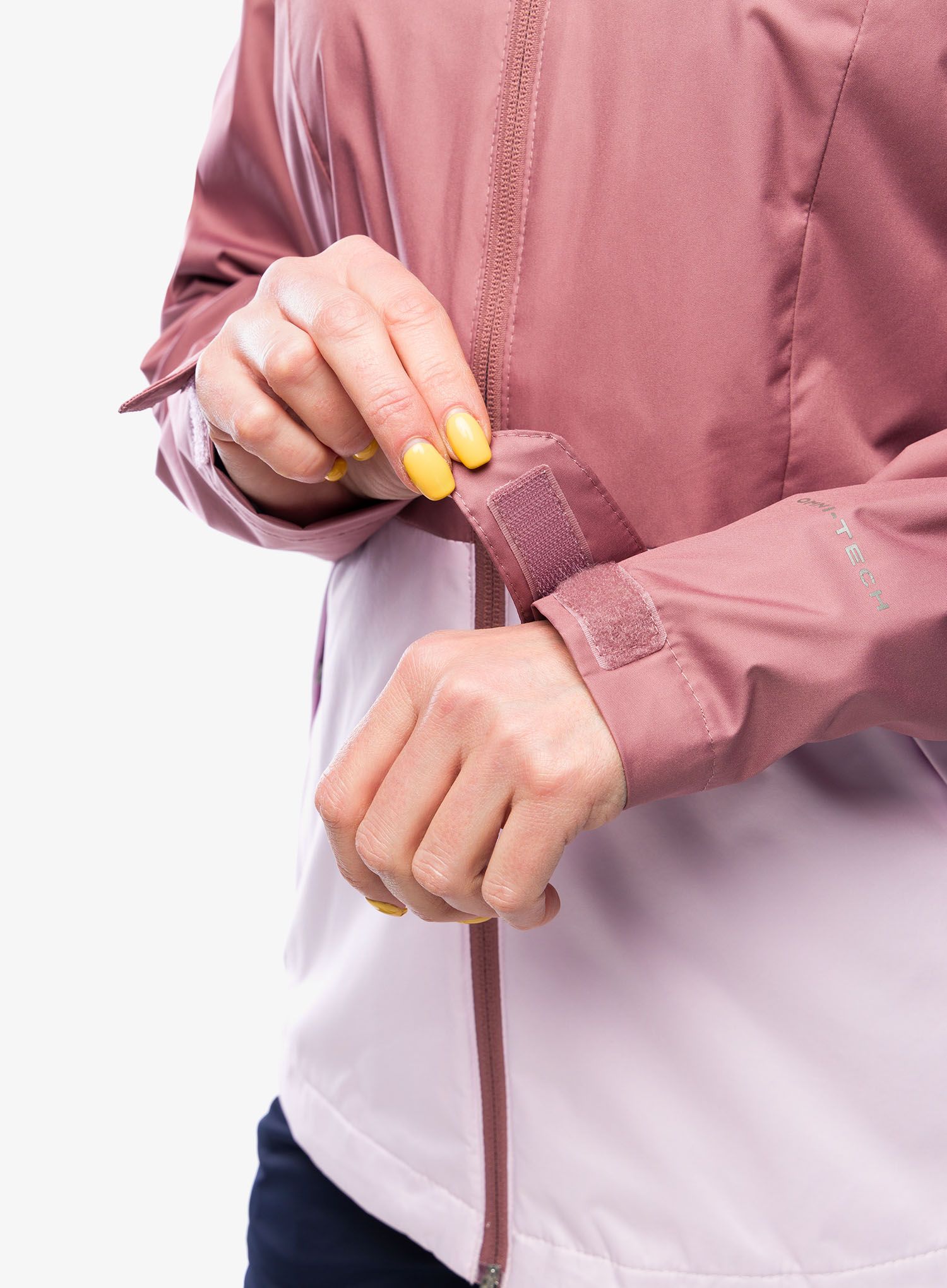 Dámská bunda do deště Columbia Inner Limits III Jacket - fig/pink dawn