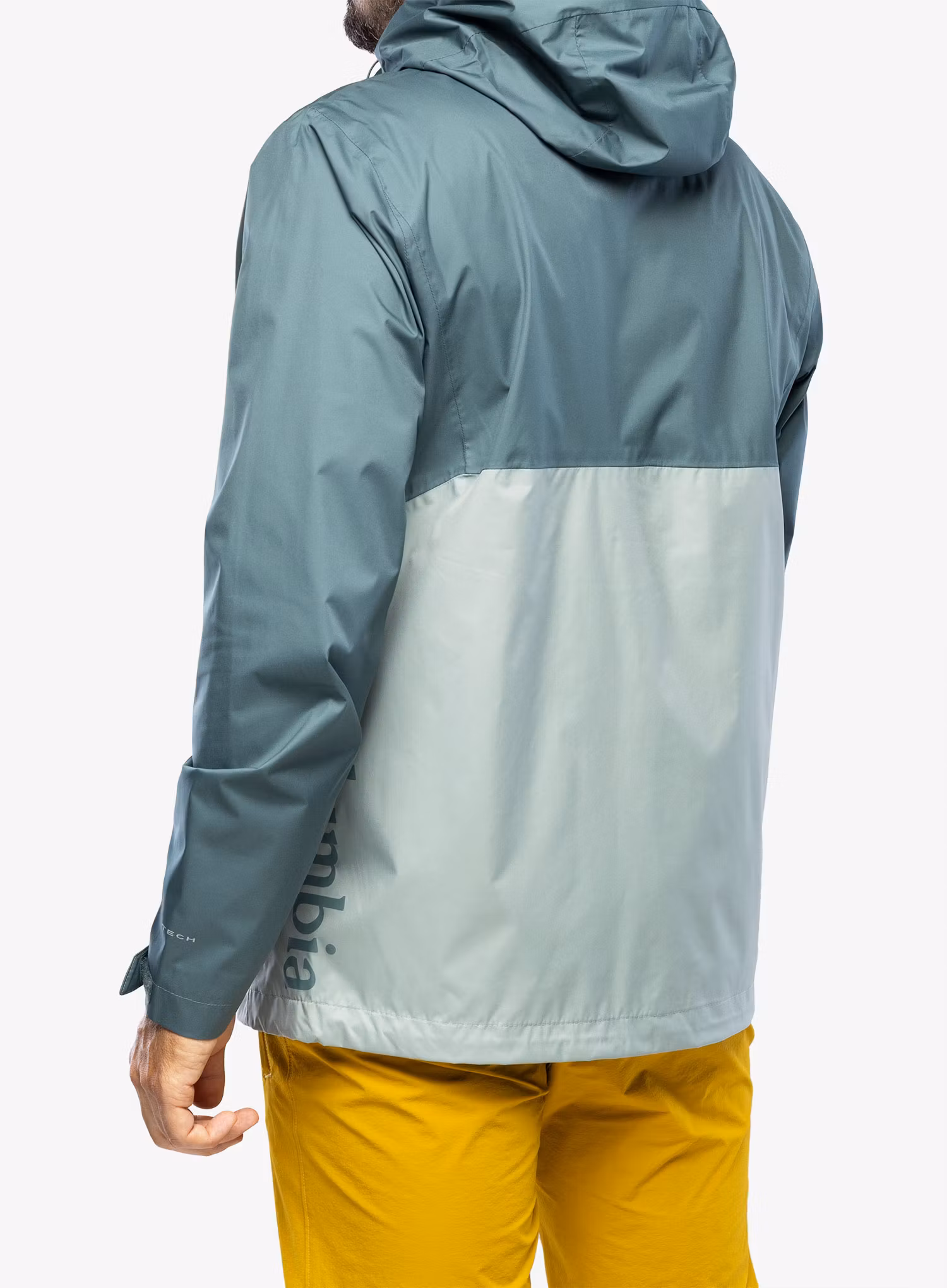 Pánská bunda do deště Columbia Inner Limits II Jacket - niagara/metal