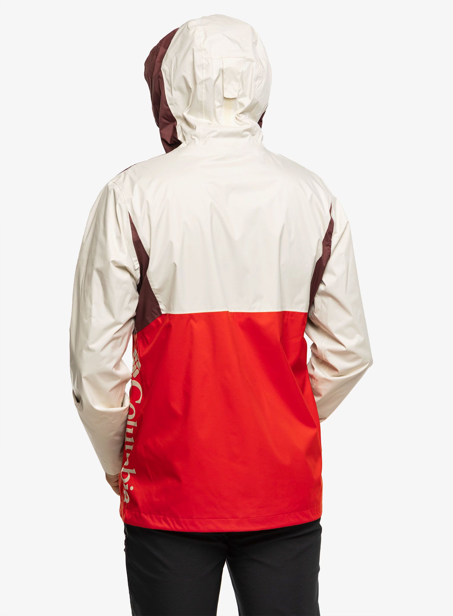 Bunda do deště Columbia Inner Limits II Jacket - spicy/light raisin/chalk