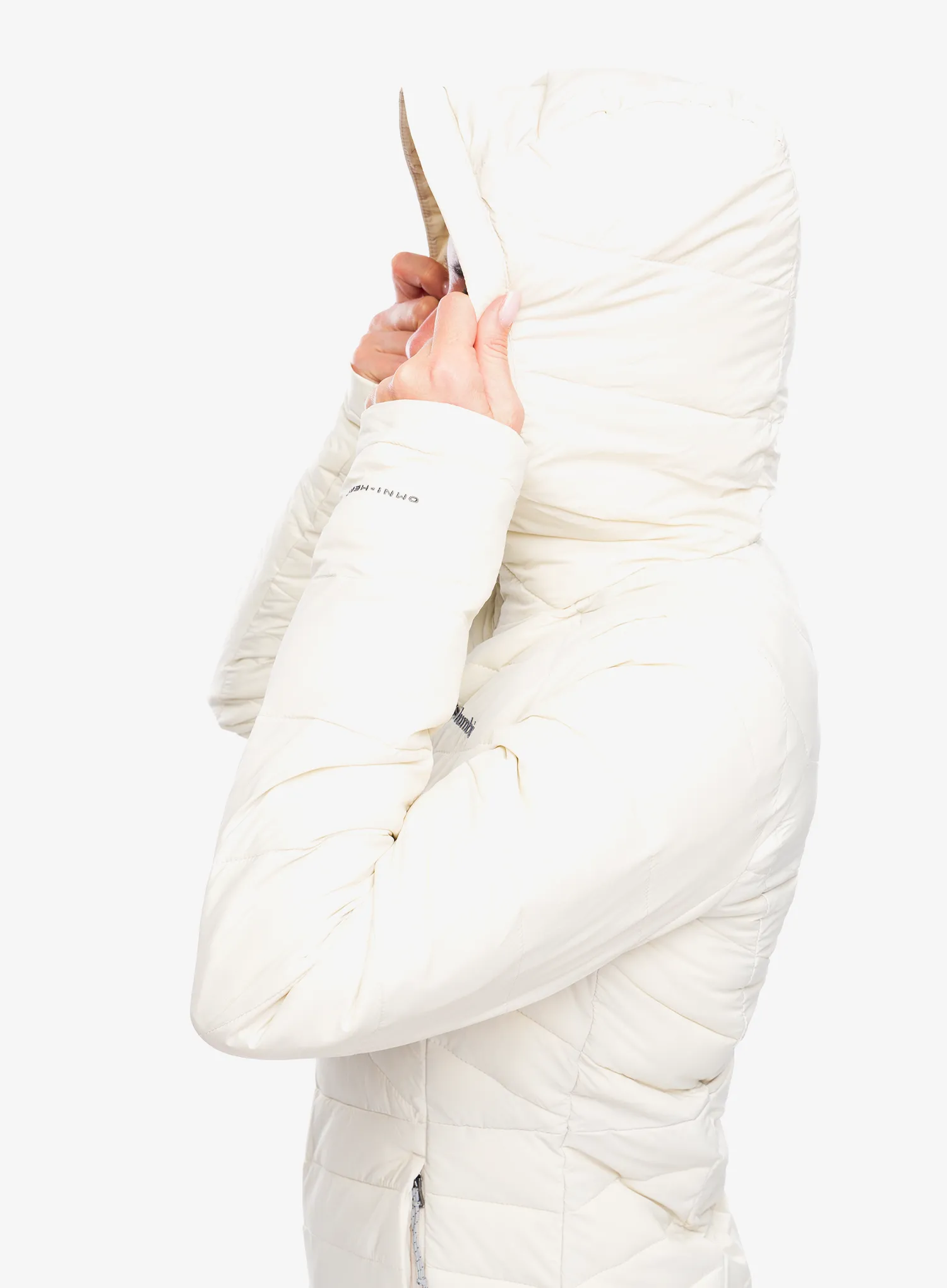 Dámská bunda Columbia Joy Peak II Hooded Jacket - dark stone
