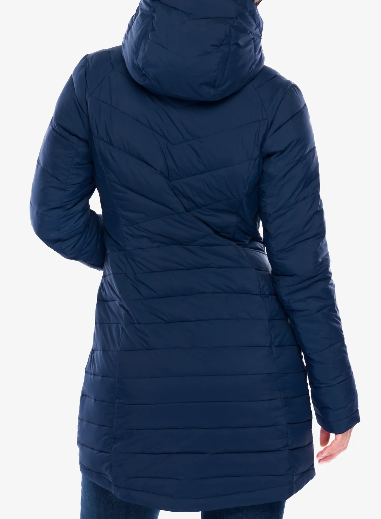 Dámský kabát Columbia Joy Peak II Mid Jacket - collegiate navy/snowdrift/blue