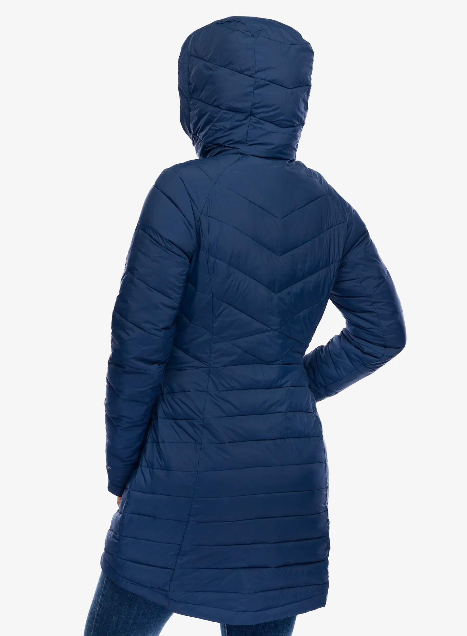 Dámský kabát Columbia Joy Peak II Mid Jacket - collegiate navy/snowdrift/blue