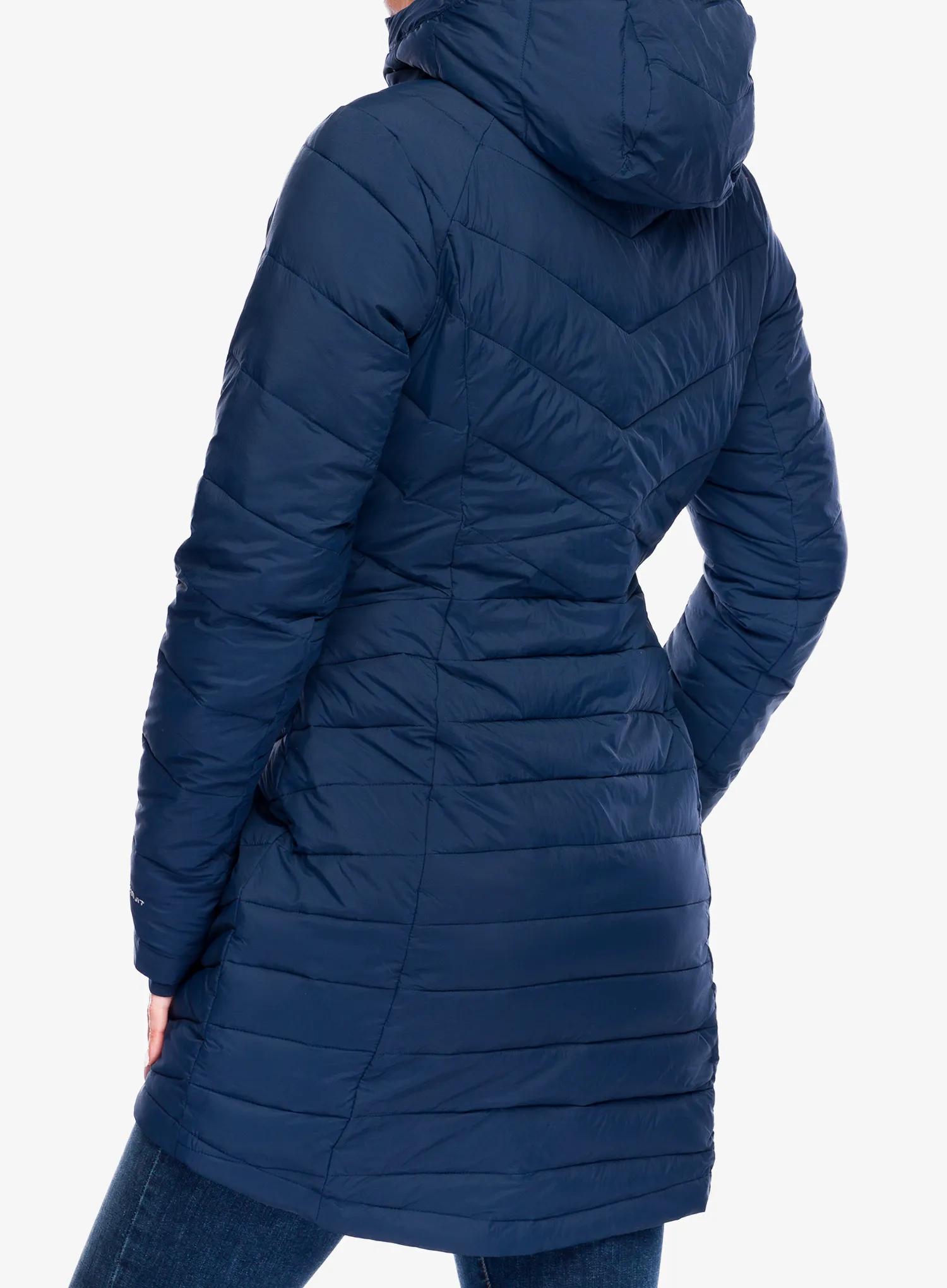 Dámský kabát Columbia Joy Peak II Mid Jacket - collegiate navy/snowdrift/blue