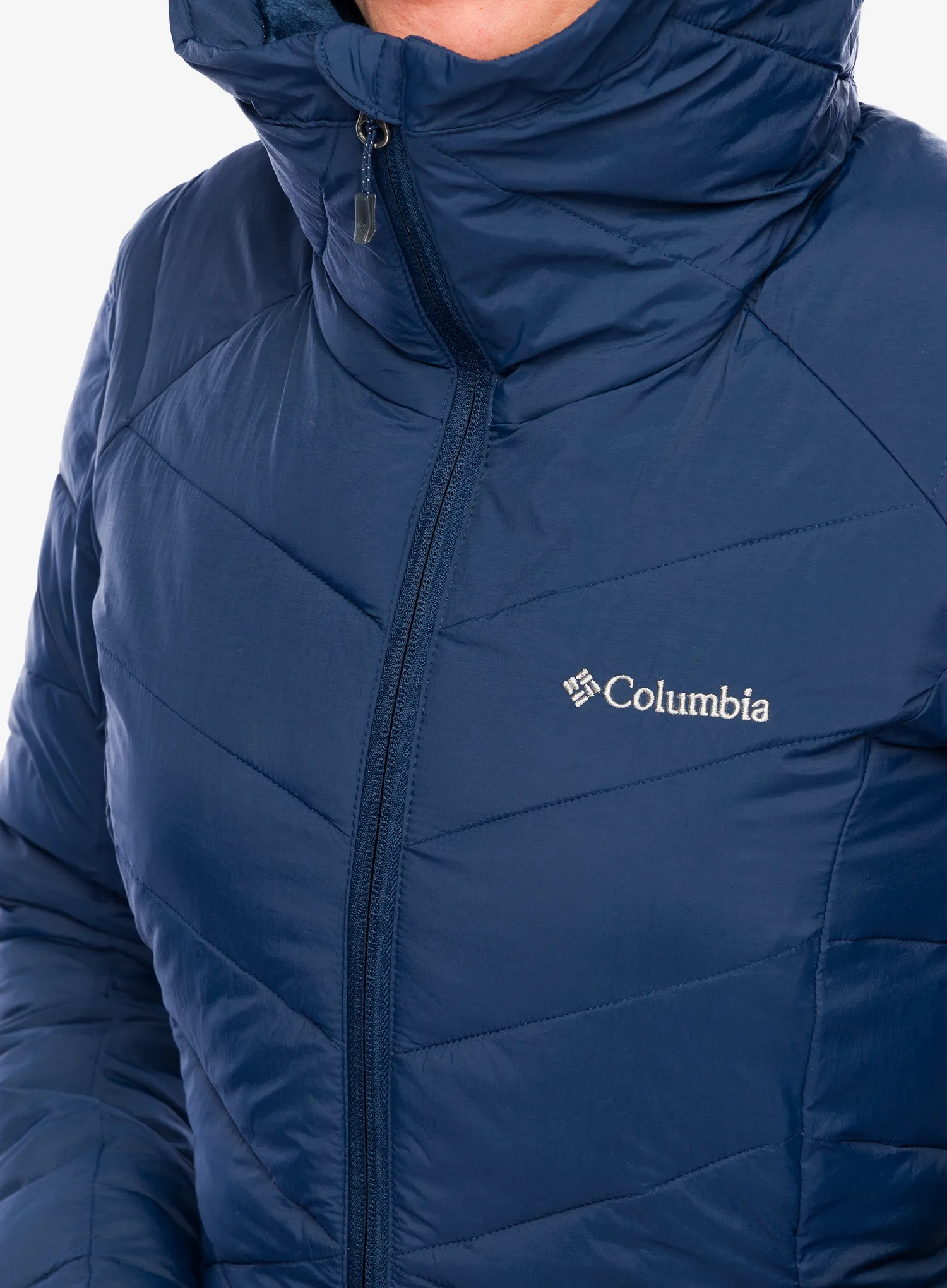 Dámský kabát Columbia Joy Peak II Mid Jacket - collegiate navy/snowdrift/blue