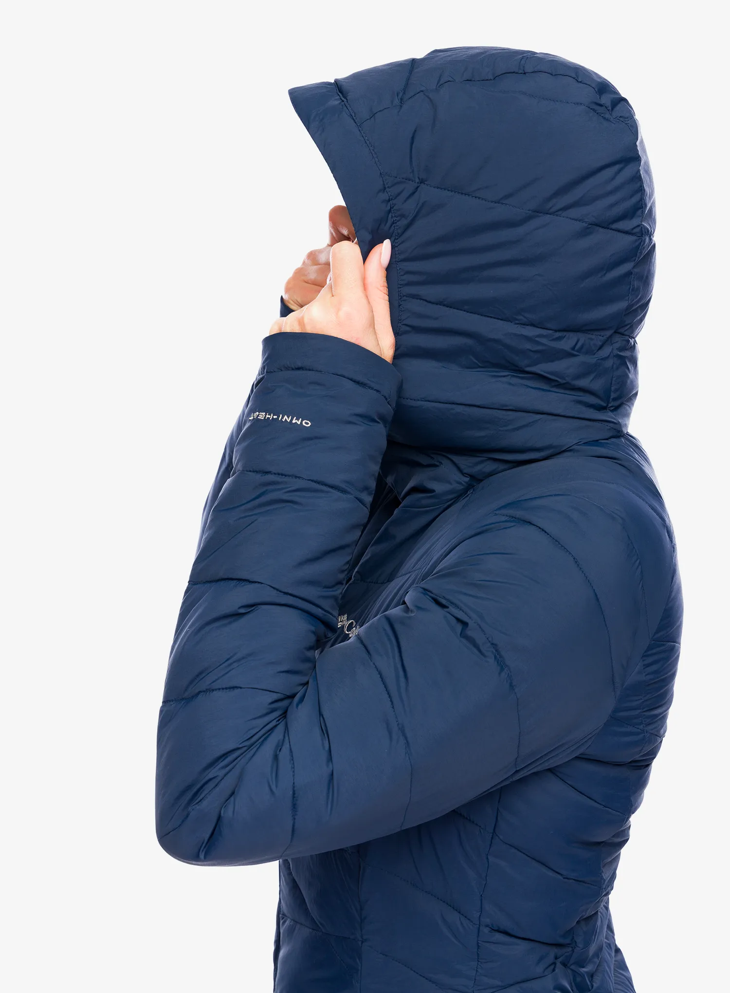 Dámský kabát Columbia Joy Peak II Mid Jacket - collegiate navy/snowdrift/blue