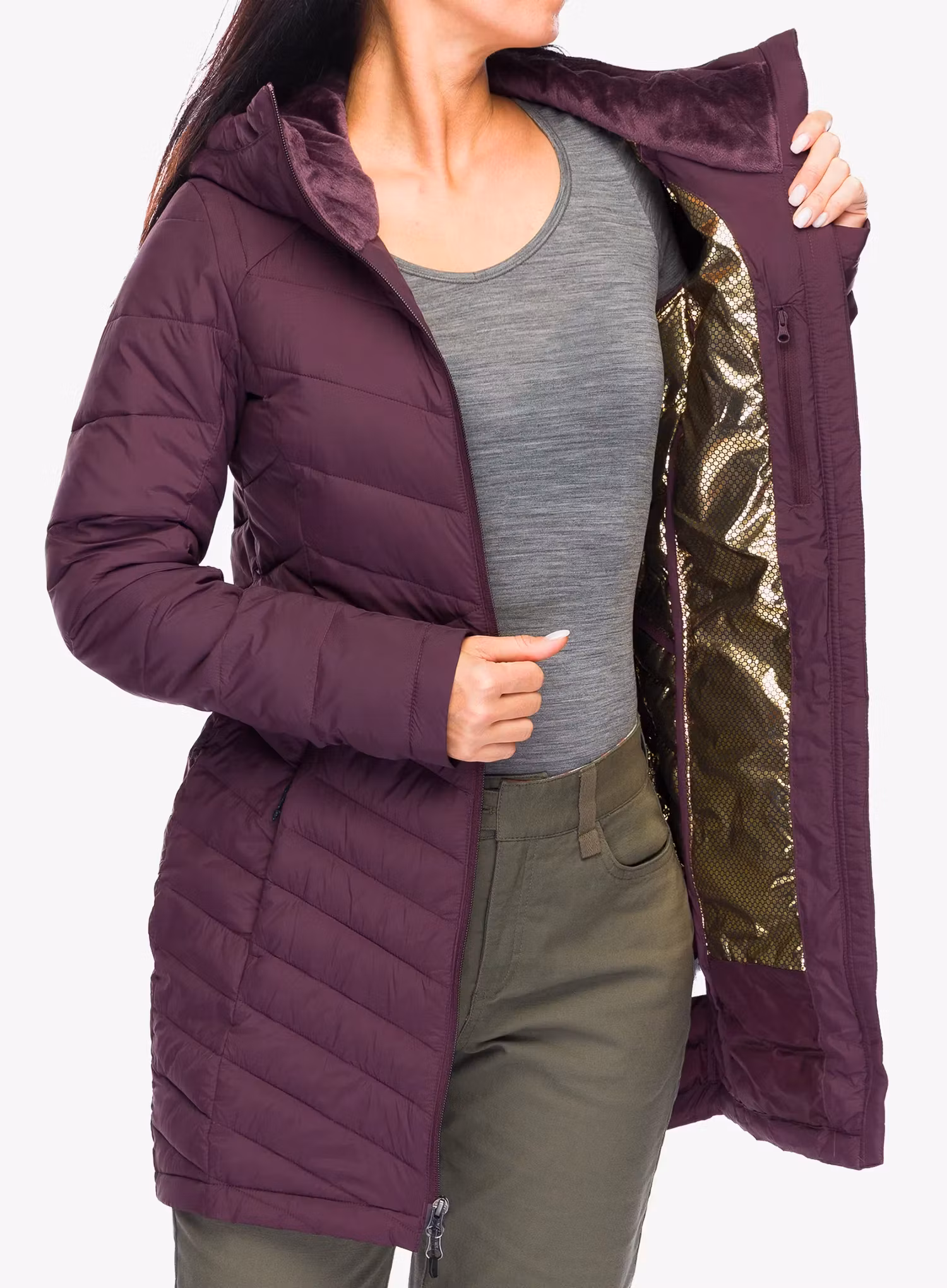 Dámský kabát Columbia Joy Peak II Mid Jacket - moonvista