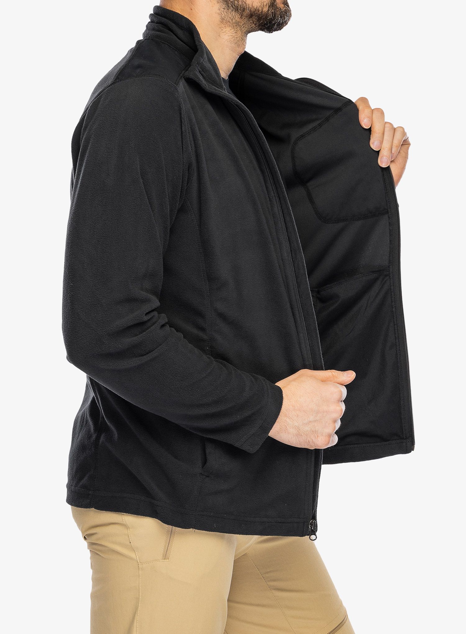 Pánská mikina Columbia Klamath Range Full Zip - black
