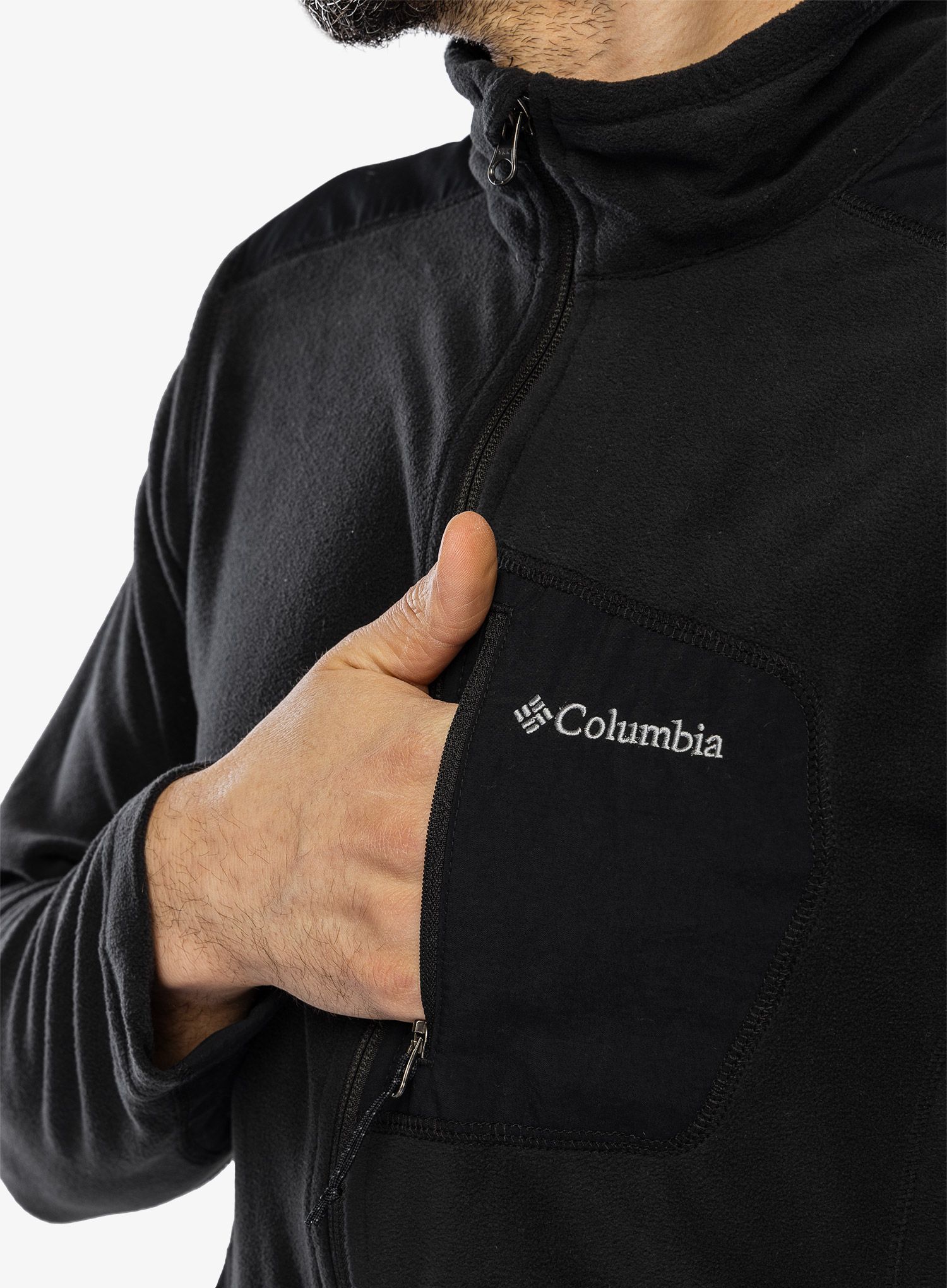 Pánská mikina Columbia Klamath Range Full Zip - black