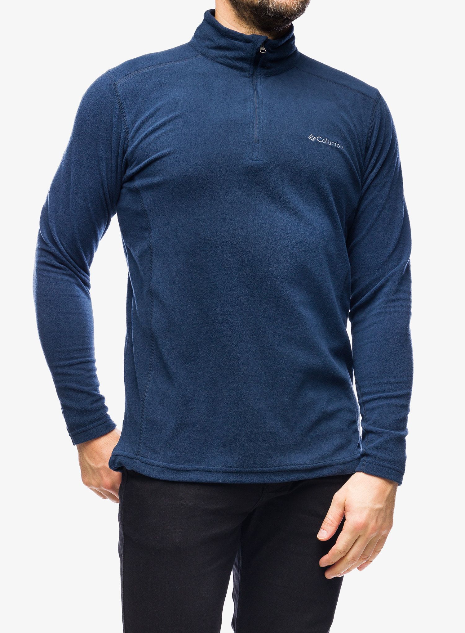 Mikina se zipem Columbia Klamath Range II 1/2 Zip - collegiate navy