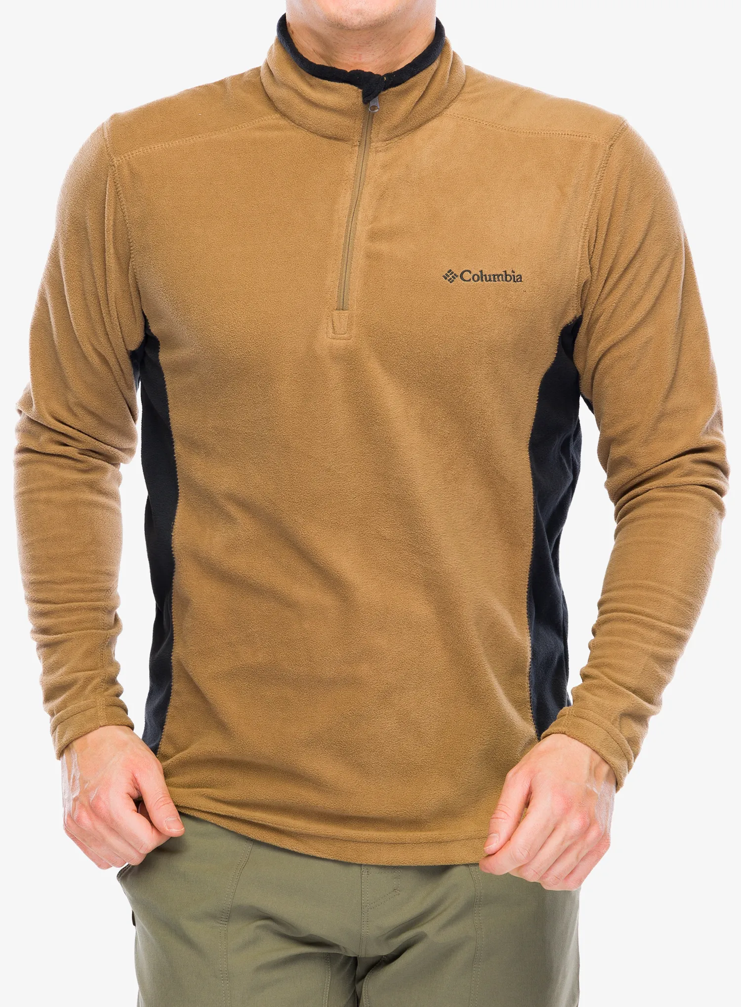 Mikina se zipem Columbia Klamath Range II Half Zip - delta/black