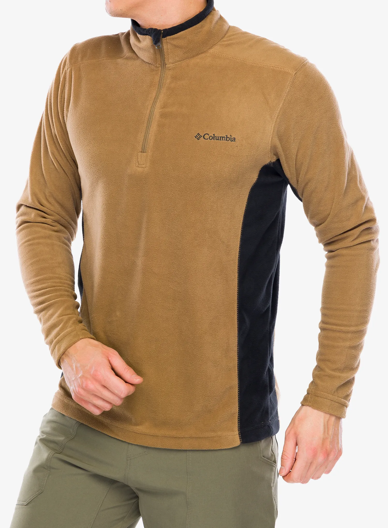 Mikina se zipem Columbia Klamath Range II Half Zip - delta/black