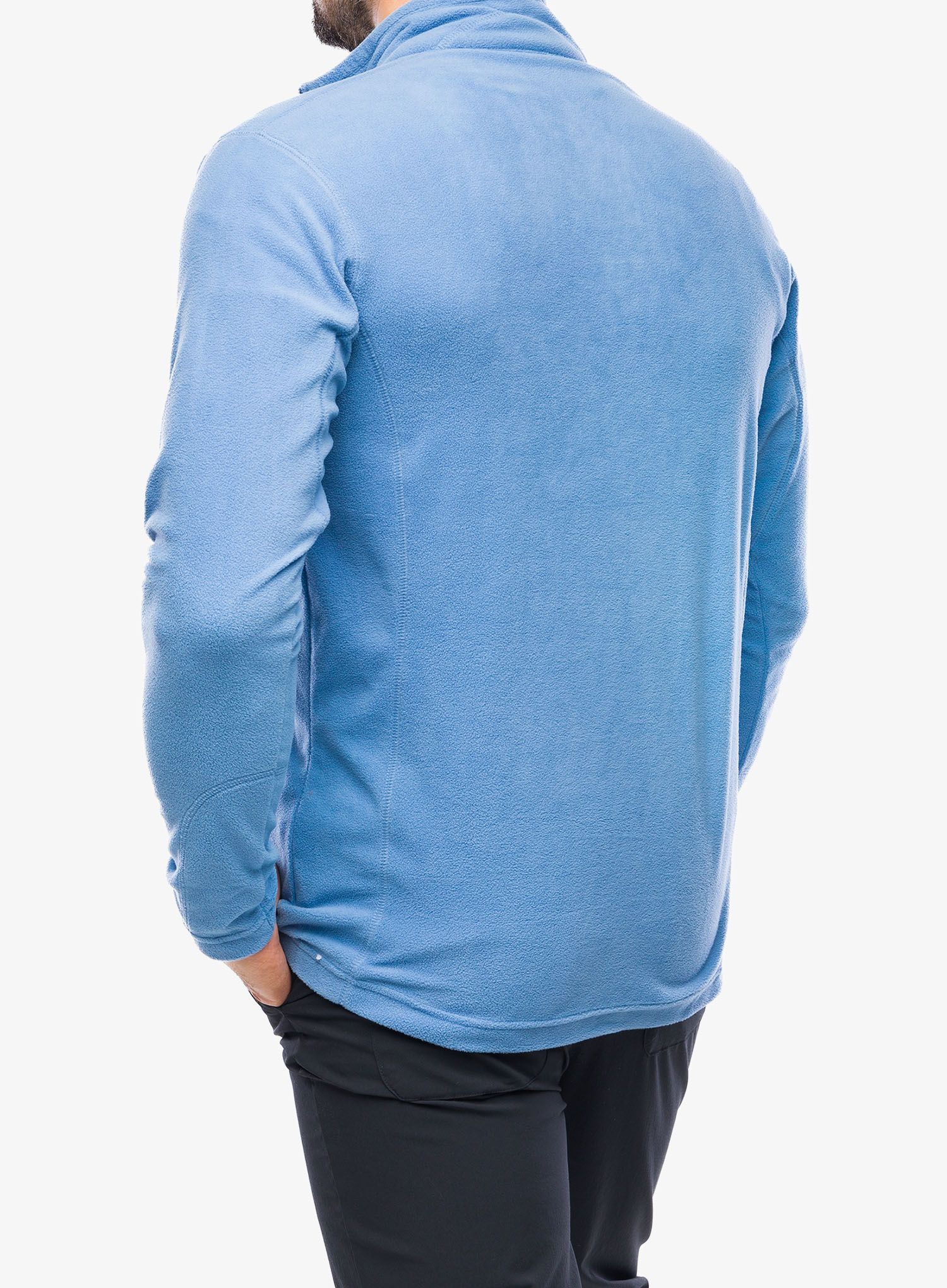 Fleece mikina Columbia Klamath Range II Half Zip - skyler