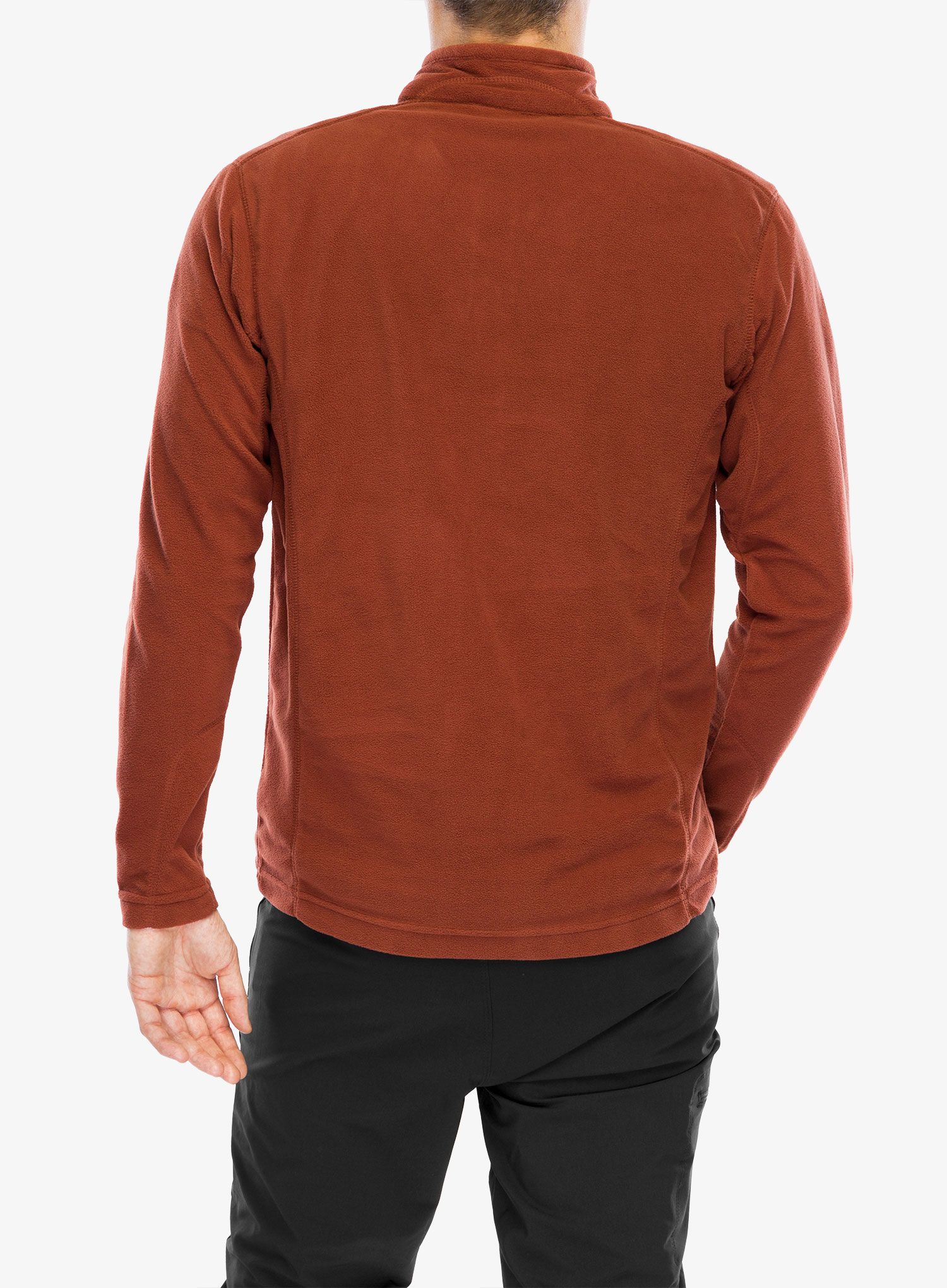 Mikina bez kapuce Columbia Klamath Range II Half Zip - spice