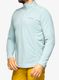 Pánská mikina Columbia Klamath Range II Half Zip - stone blue