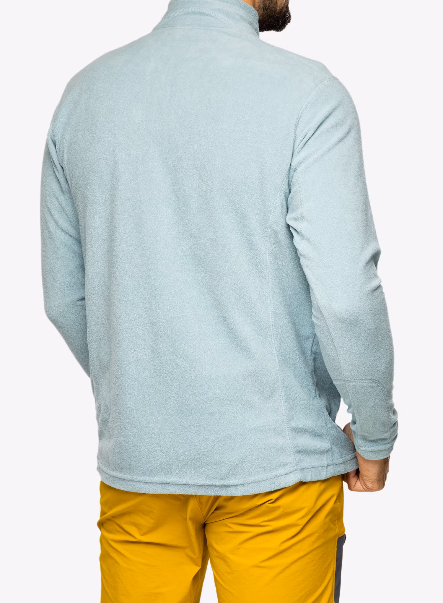 Pánská mikina Columbia Klamath Range II Half Zip - stone blue