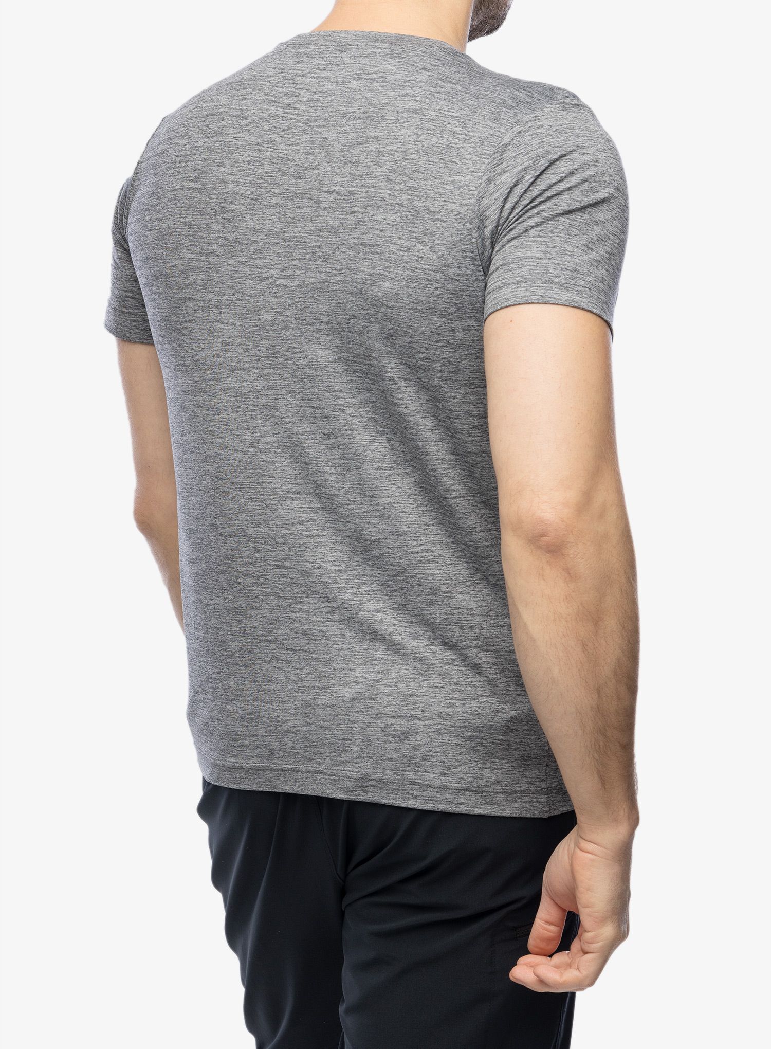Rychleschnoucí triko Columbia Kwick Hike Graphic SS Tee - black/csc box treeline