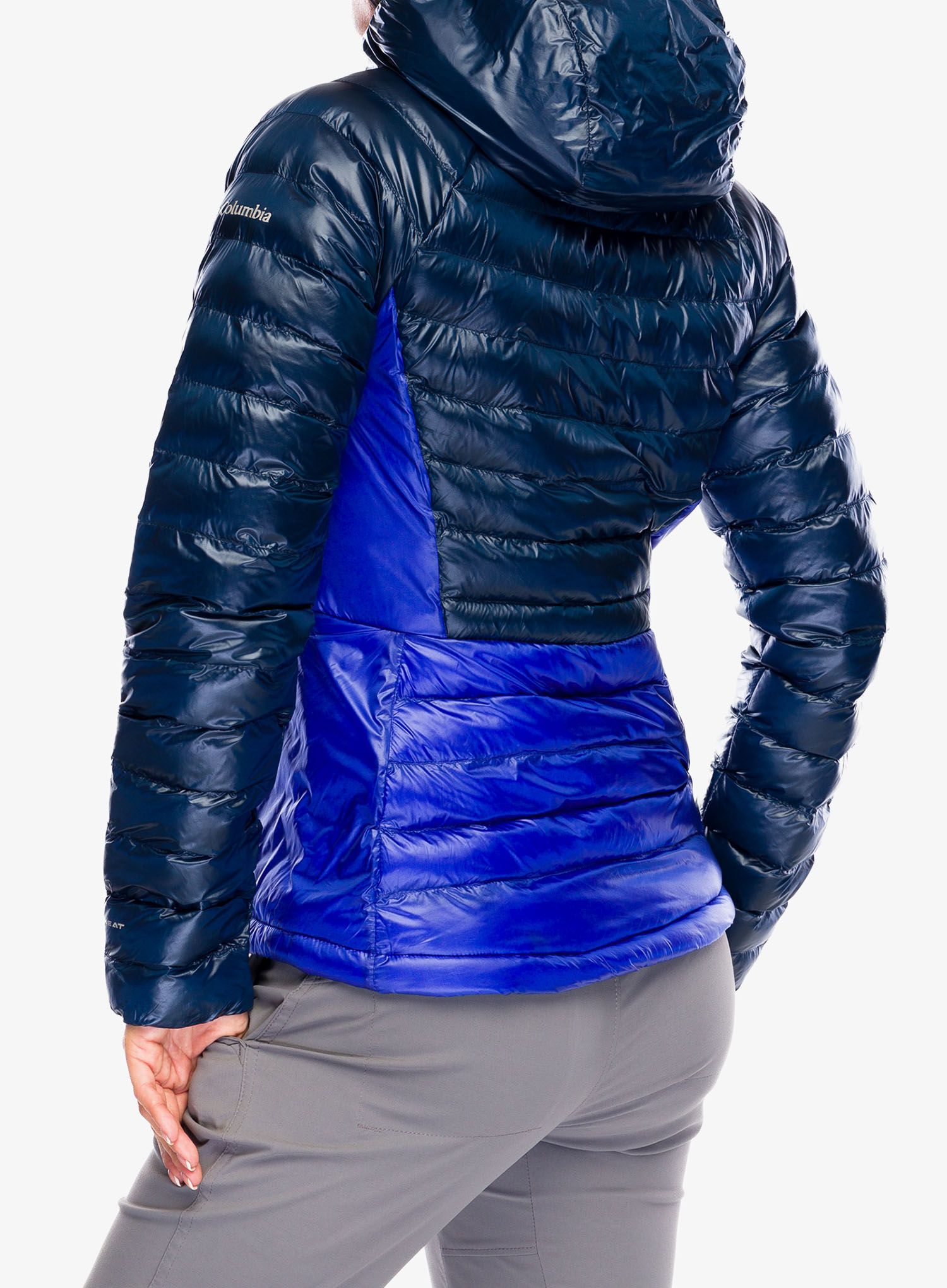Dámská bunda Columbia Labyrinth Loop II Hooded Jacket - collegiate navy/clematis blue