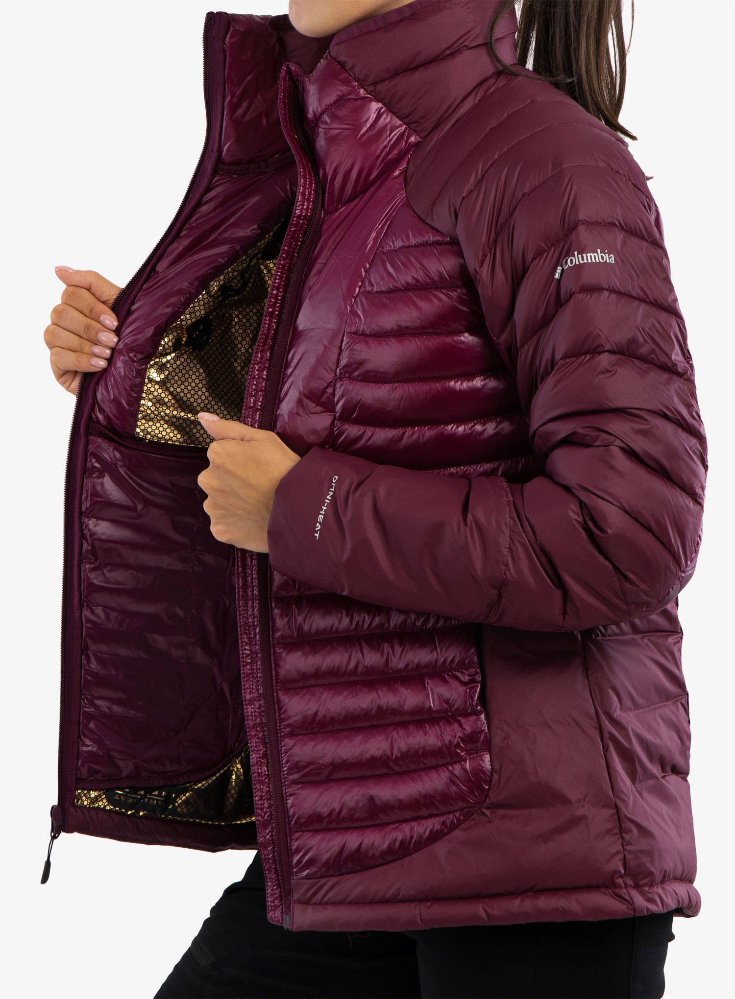 Dámská bunda Columbia Labyrinth Loop Jacket - marionberry