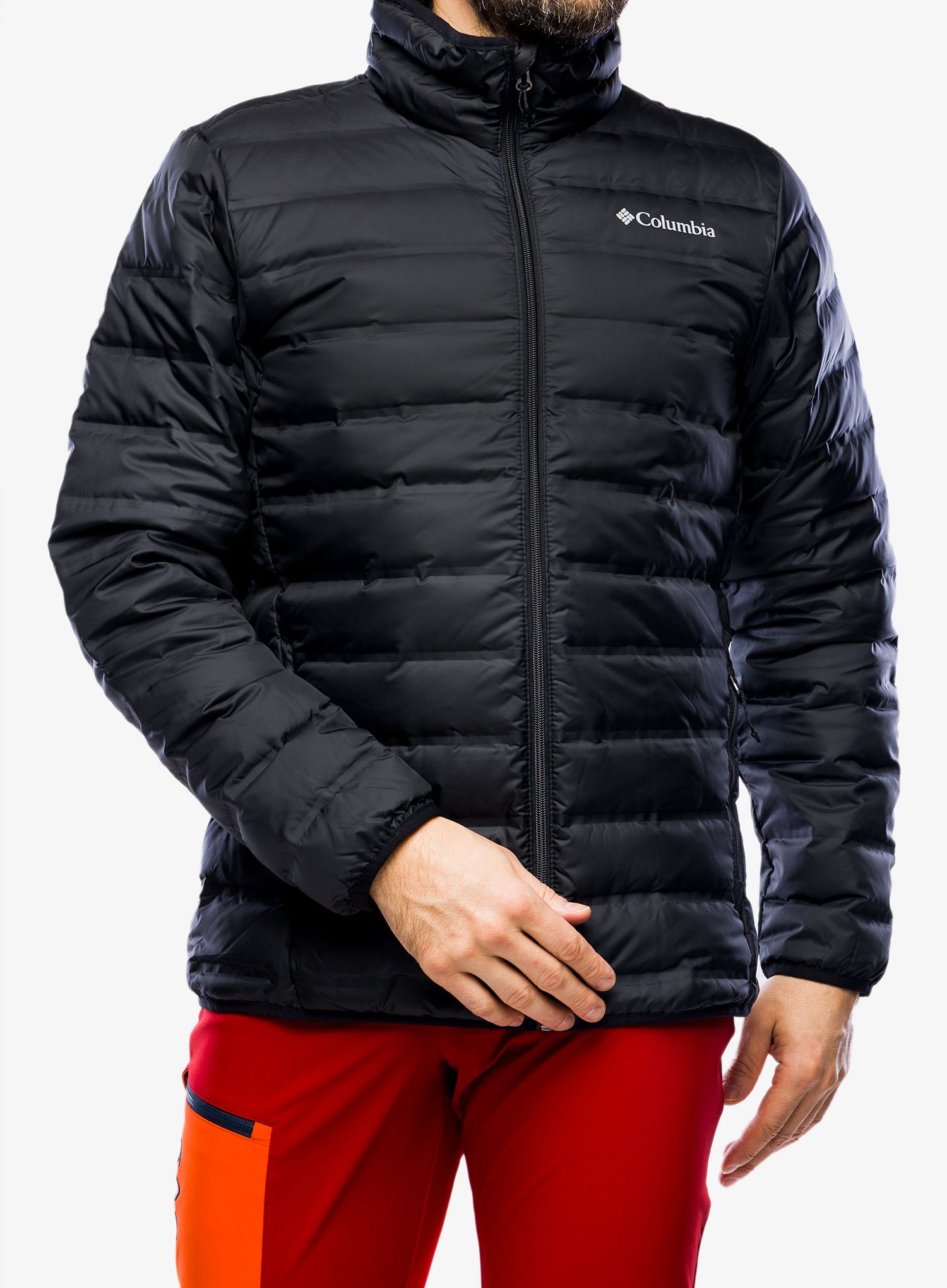 Péřová bunda Columbia Lake 22 Down Jacket - black