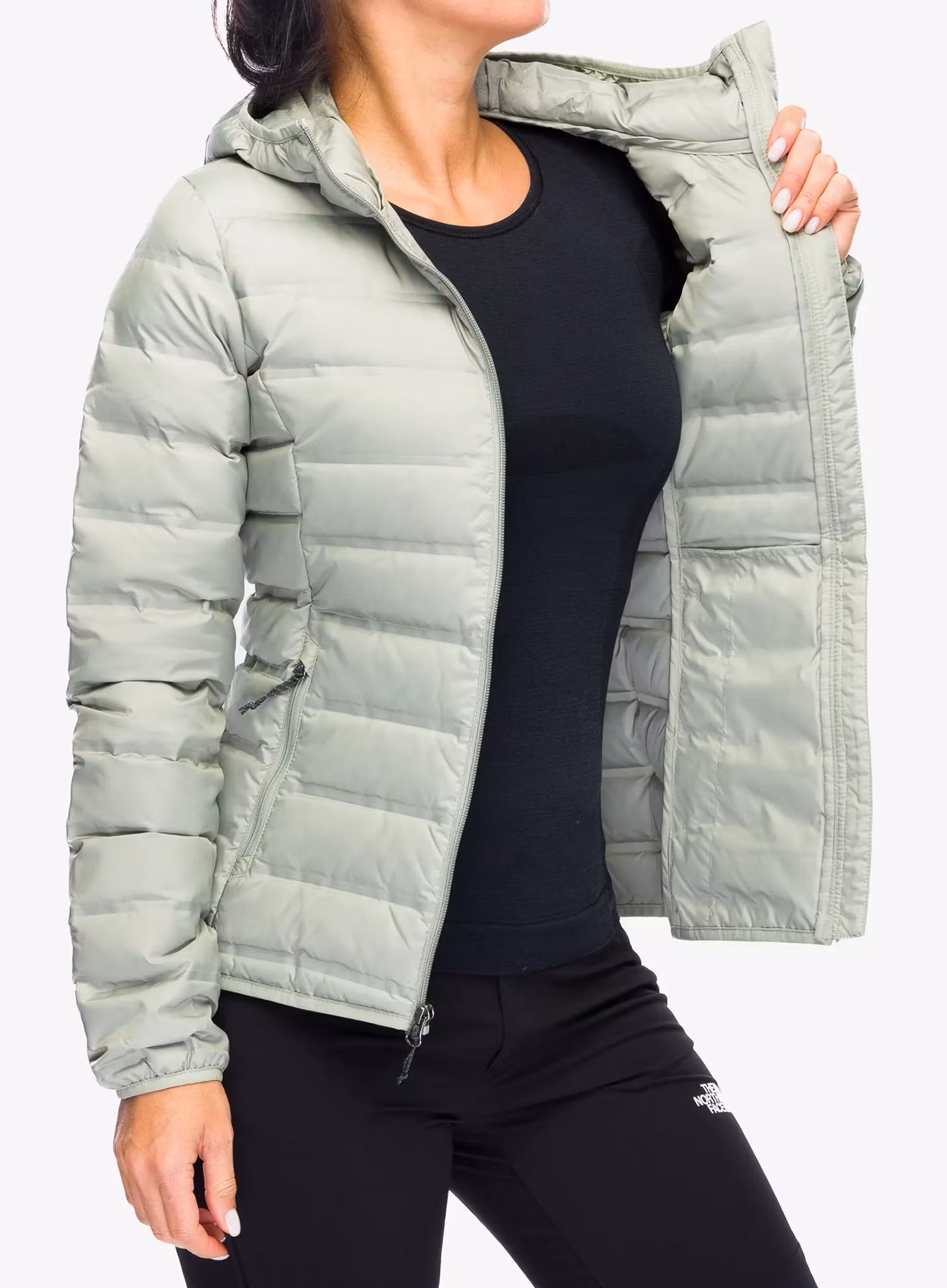 Dámská péřová bunda Columbia Lake 22 II Down Hooded Jacket - safari