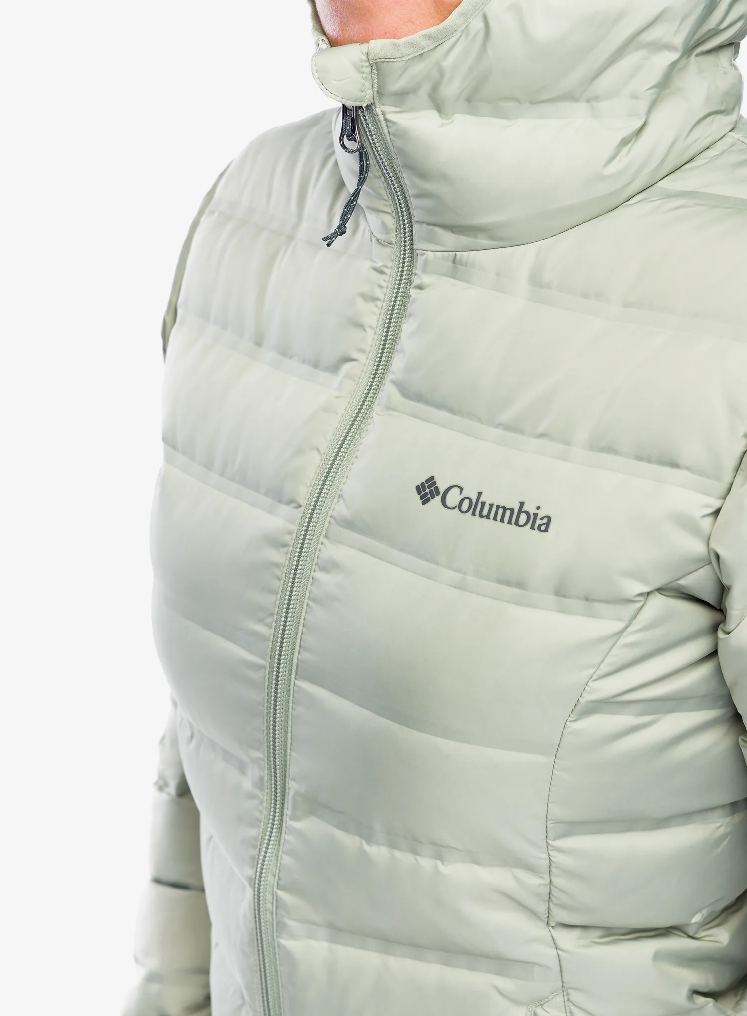 Dámská péřová bunda Columbia Lake 22 II Down Hooded Jacket - safari