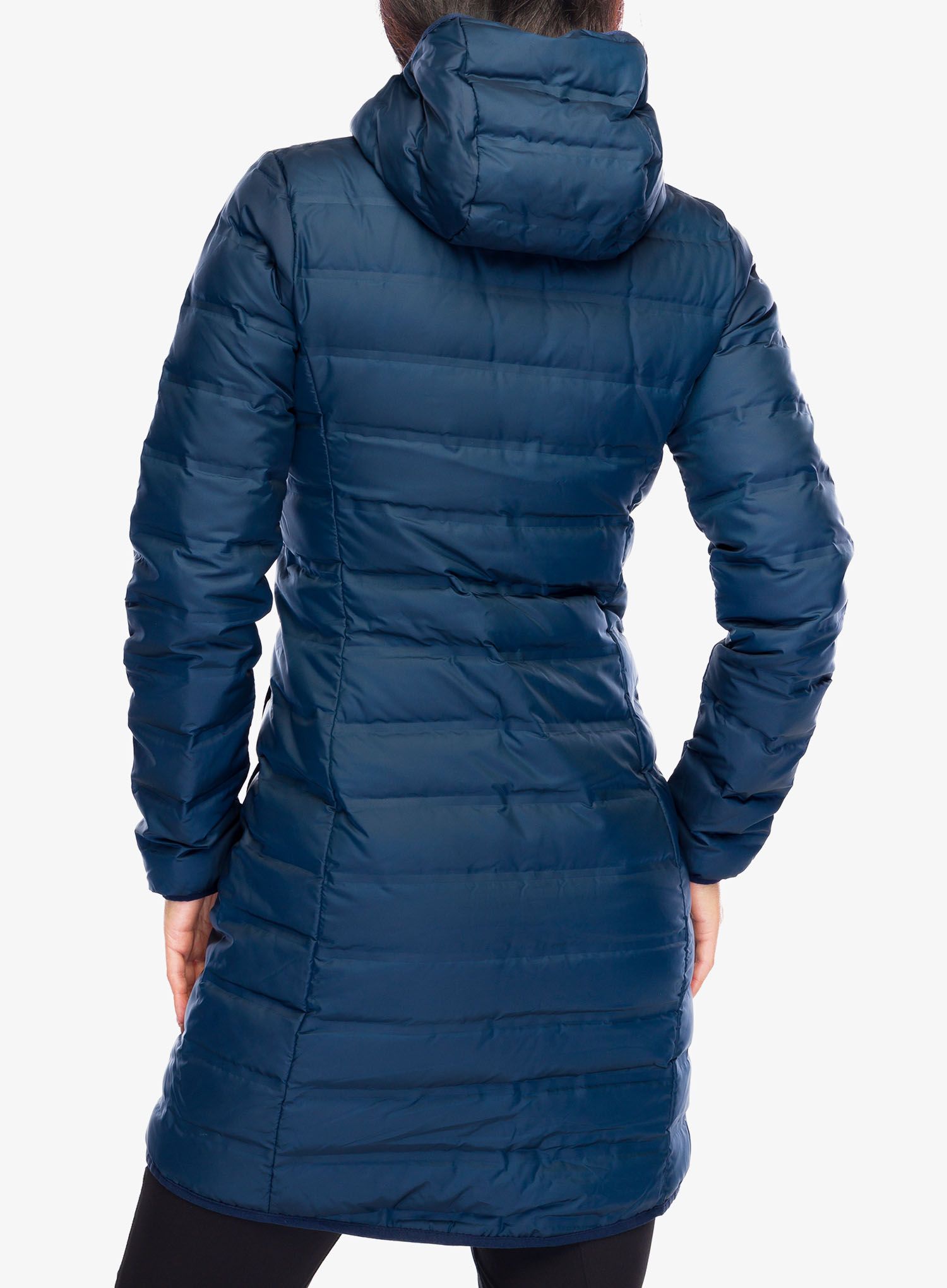 Dámský péřový kabát Columbia Lake 22  II Down Long Hooded Jacket - collegiate navy