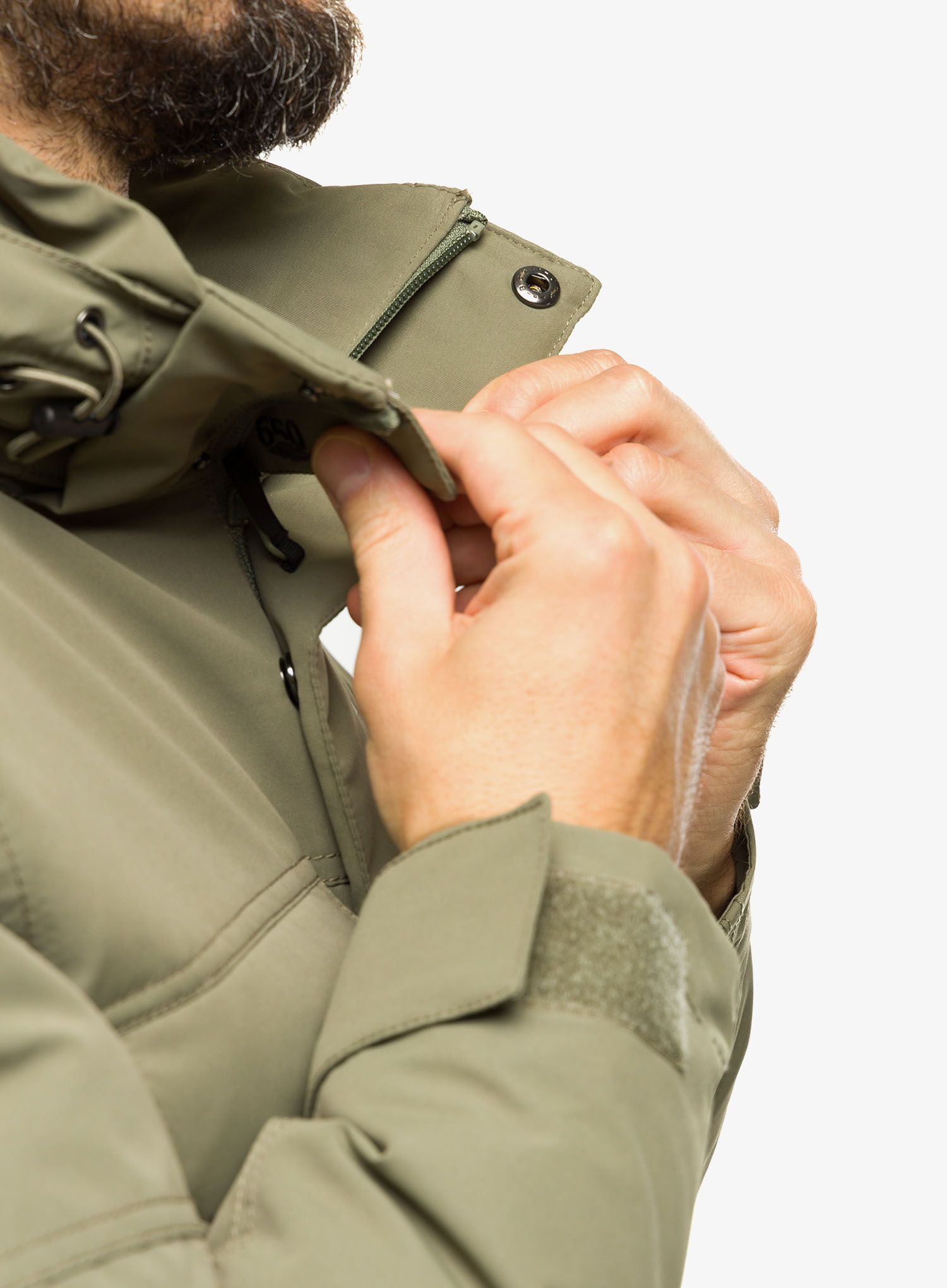 Péřový kabát Columbia Landroamer Down Parka - stone green